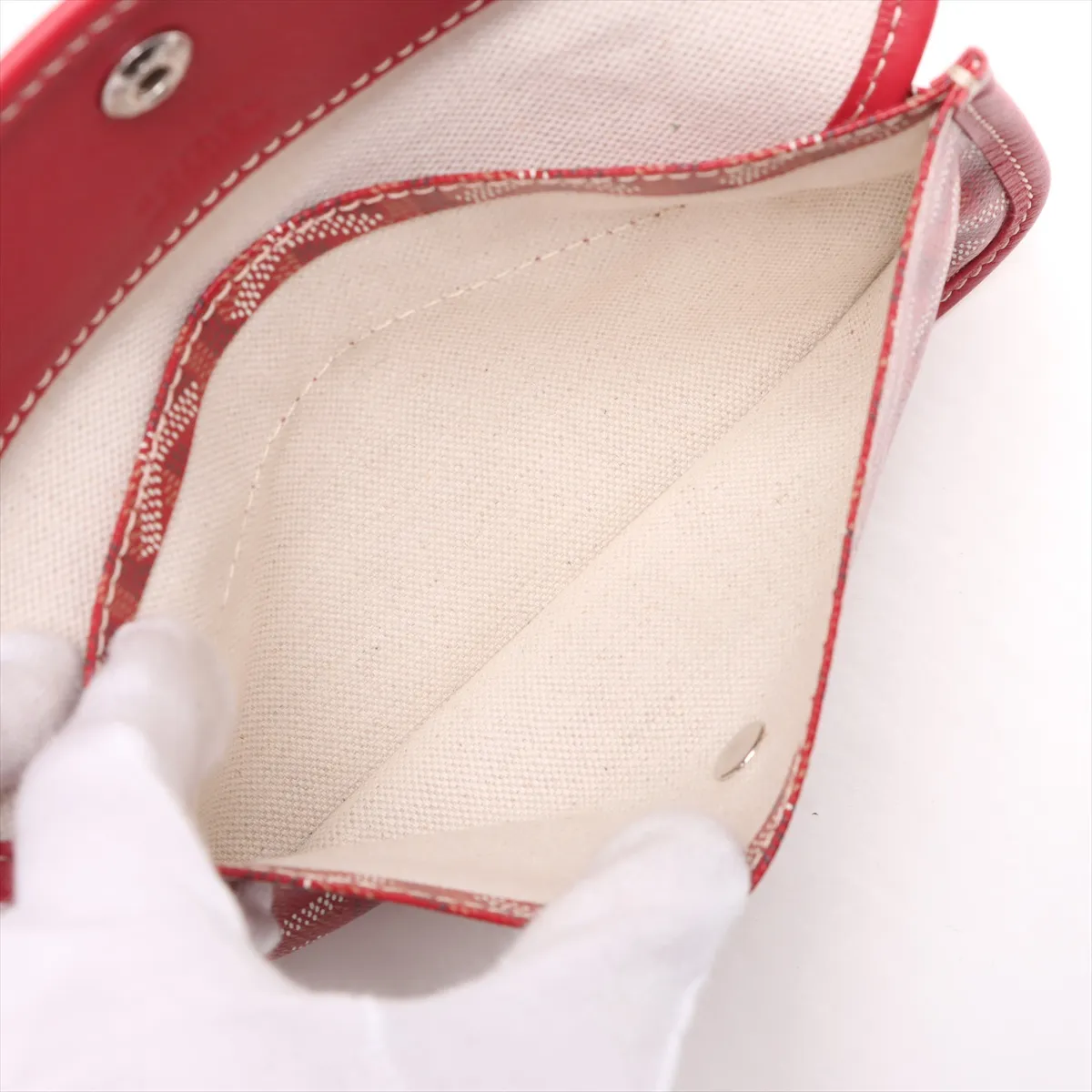 Saint Louis PM PVC x Leather Tote Bag Red — view 8