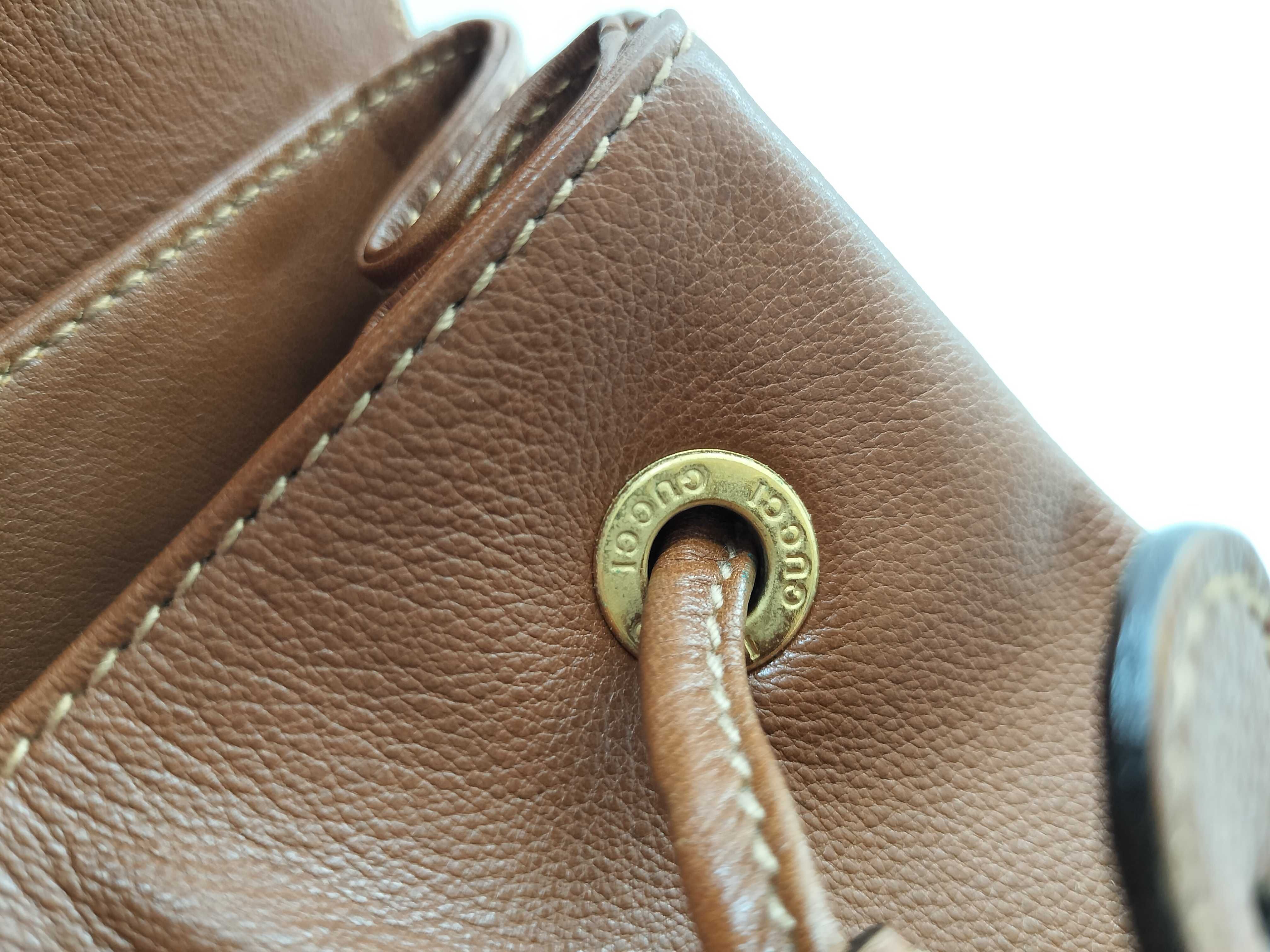 Bamboo Backpack, Gucci Backpack, Bamboo Leather, Brown Backpack — view 12