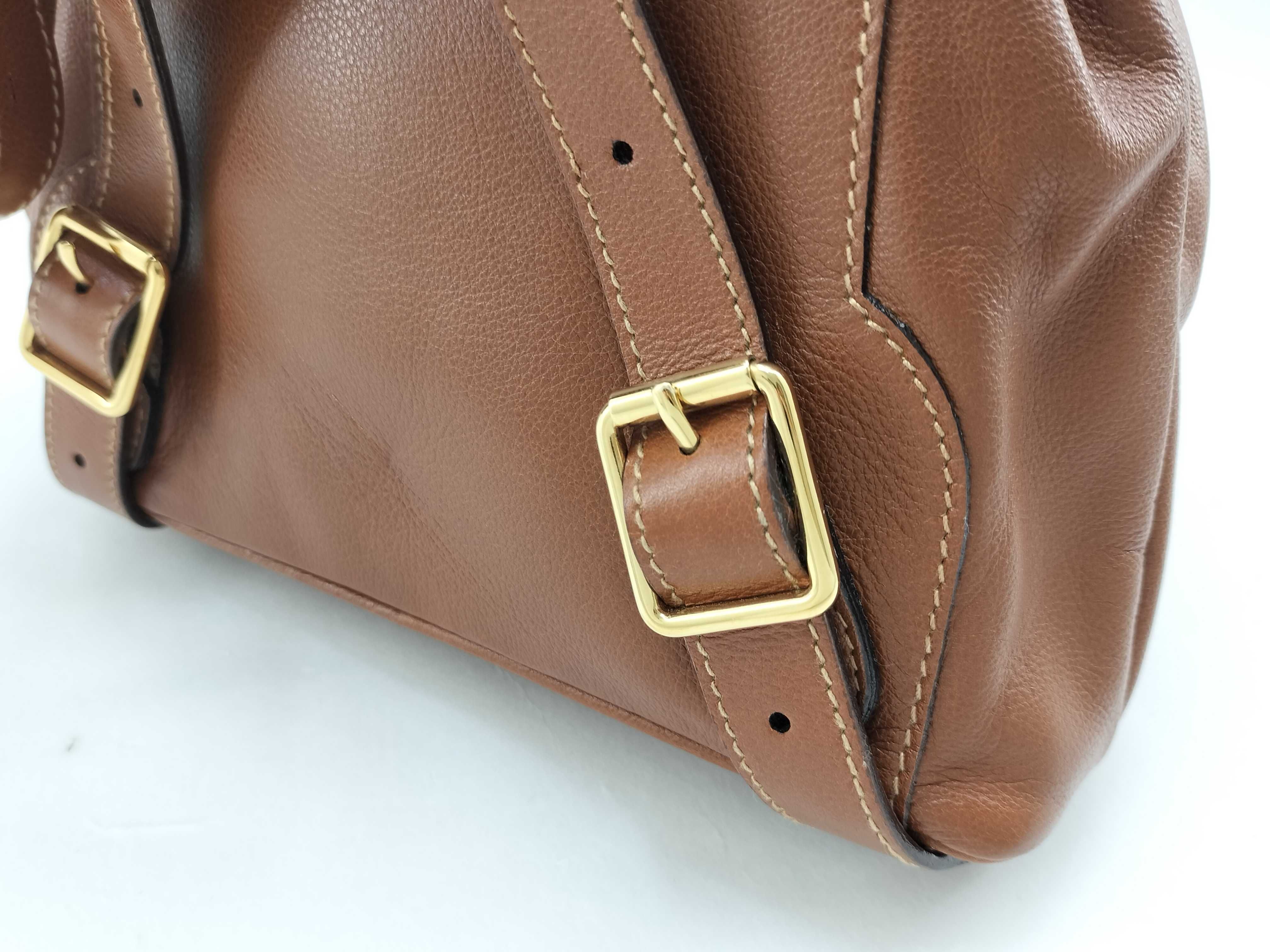 Bamboo Backpack, Gucci Backpack, Bamboo Leather, Brown Backpack — view 4