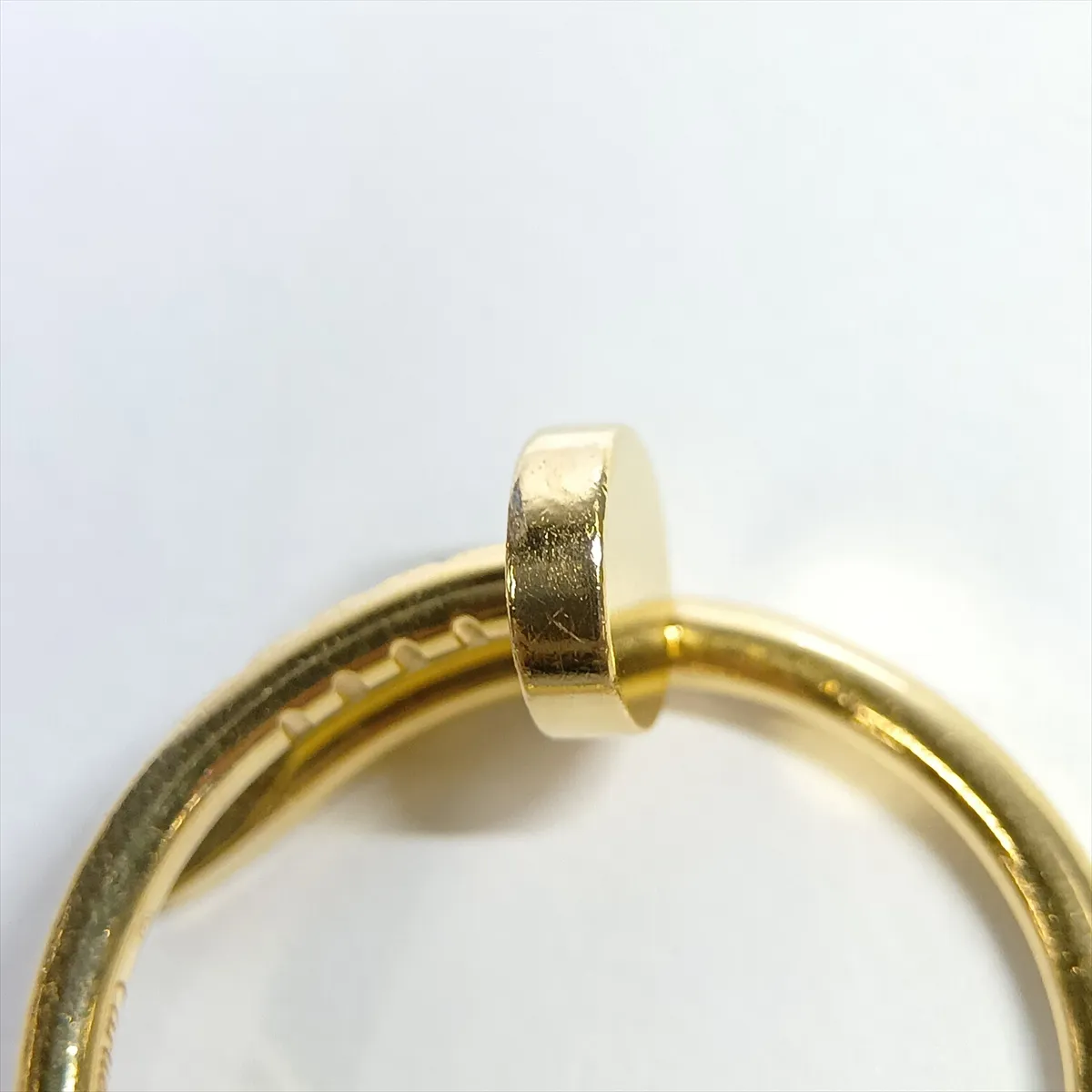 Juste un Clou SM Ring, 750 (Yellow Gold), 3.5g, Size 53, MIF092, dents. — view 6