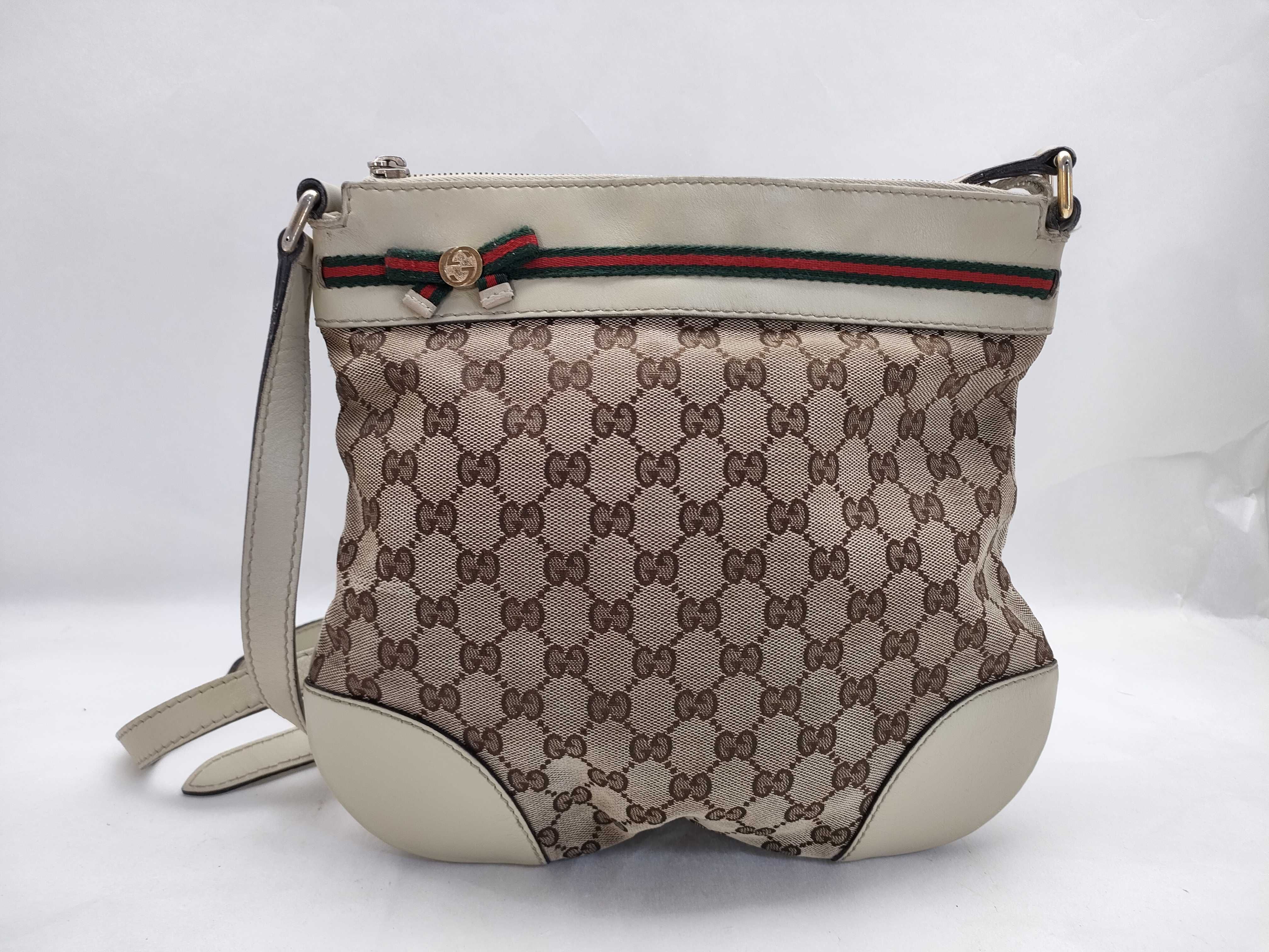 GG Canvas Sherry Line Shoulder Bag Interlocking Shoulder Bag