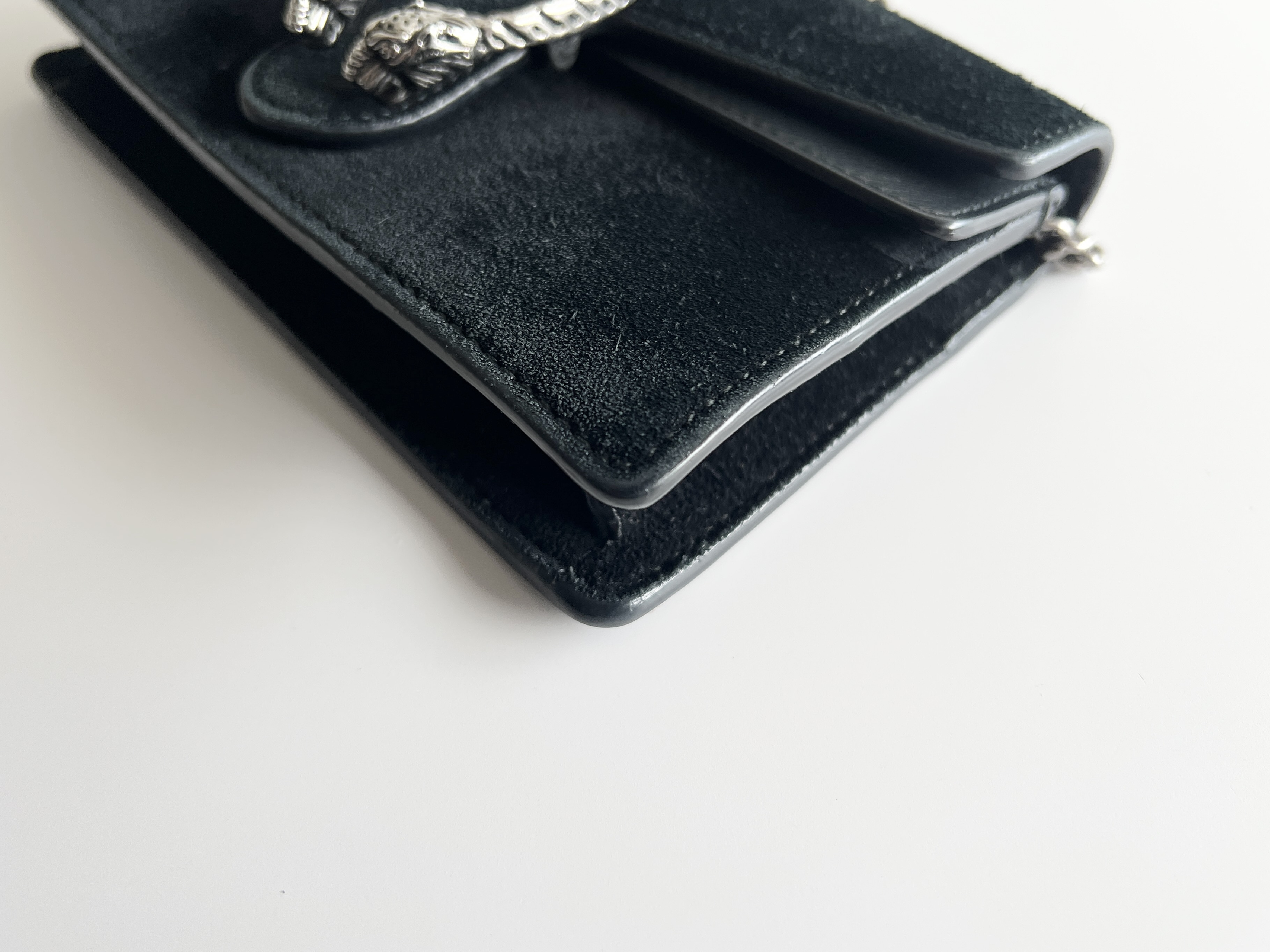 Dionysus Velour Velvet Leather Suede Chain Shoulder Bag — view 8
