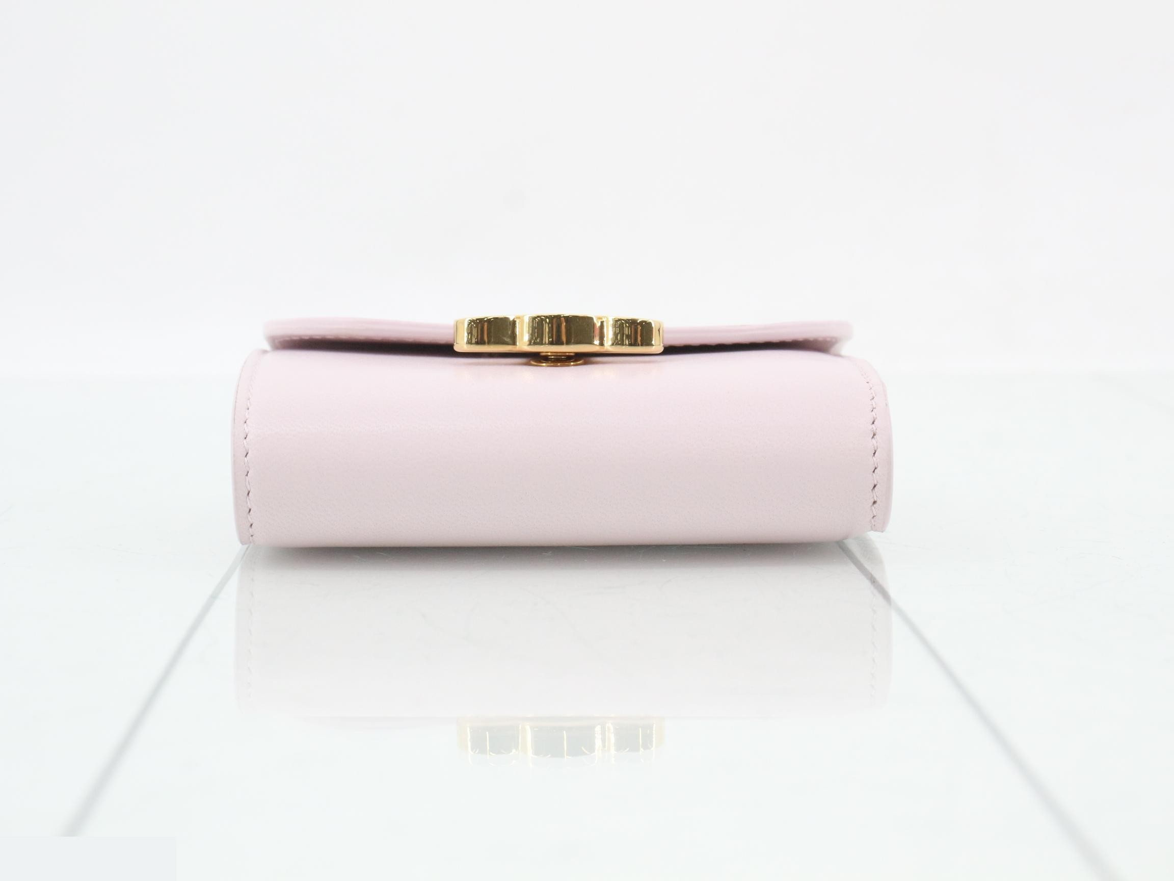 Triomphe Small Flap Wallet 10D783 — view 3