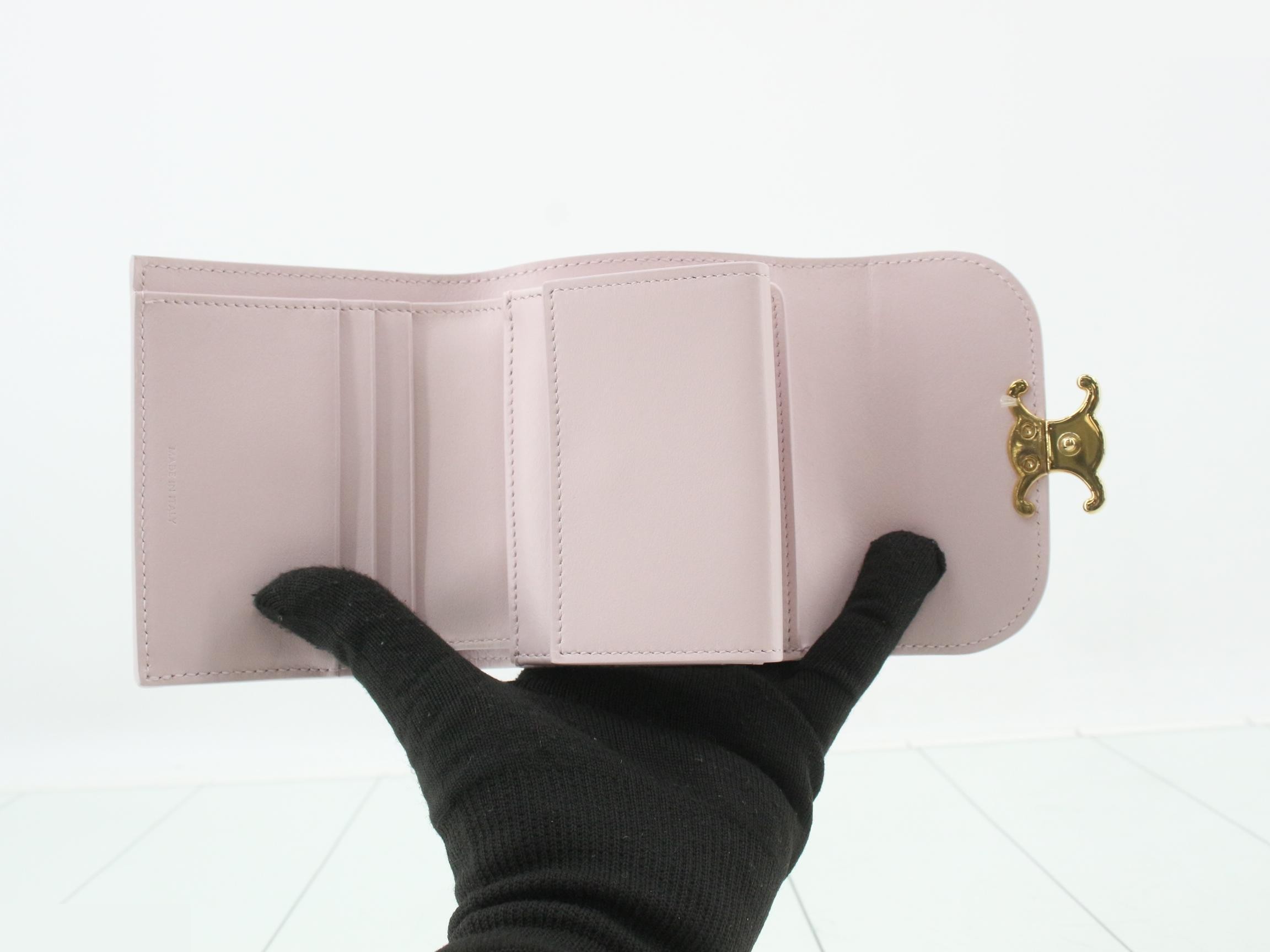 Triomphe Small Flap Wallet 10D783 — view 4