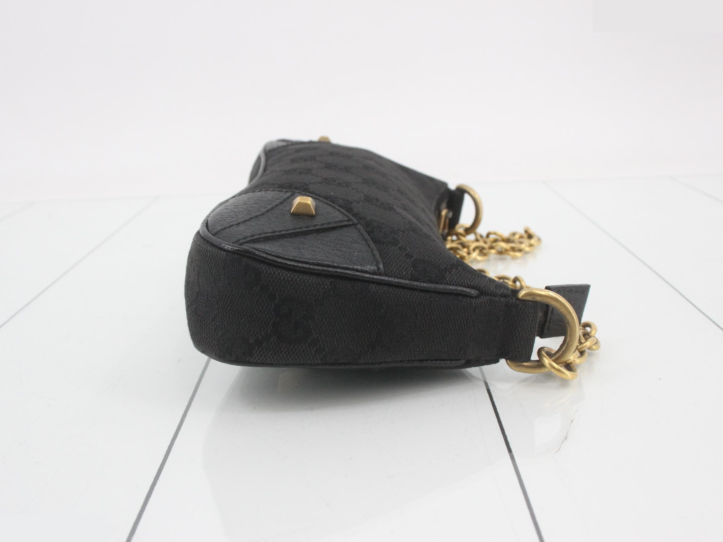 GG Canvas Chain Handbag — view 3