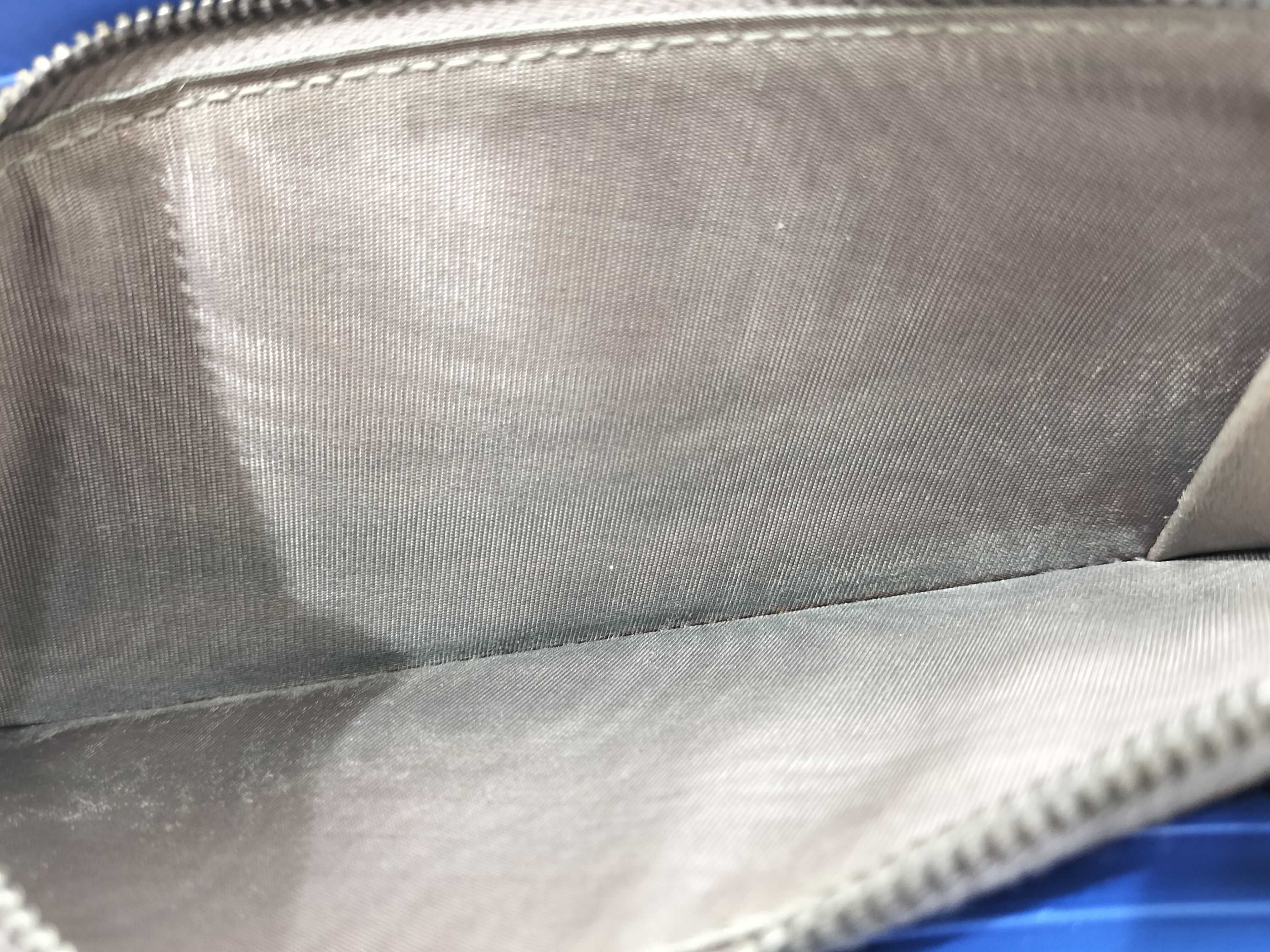 Intrecciato Long Wallet Leather Blue Intrecciato Wallet — view 11