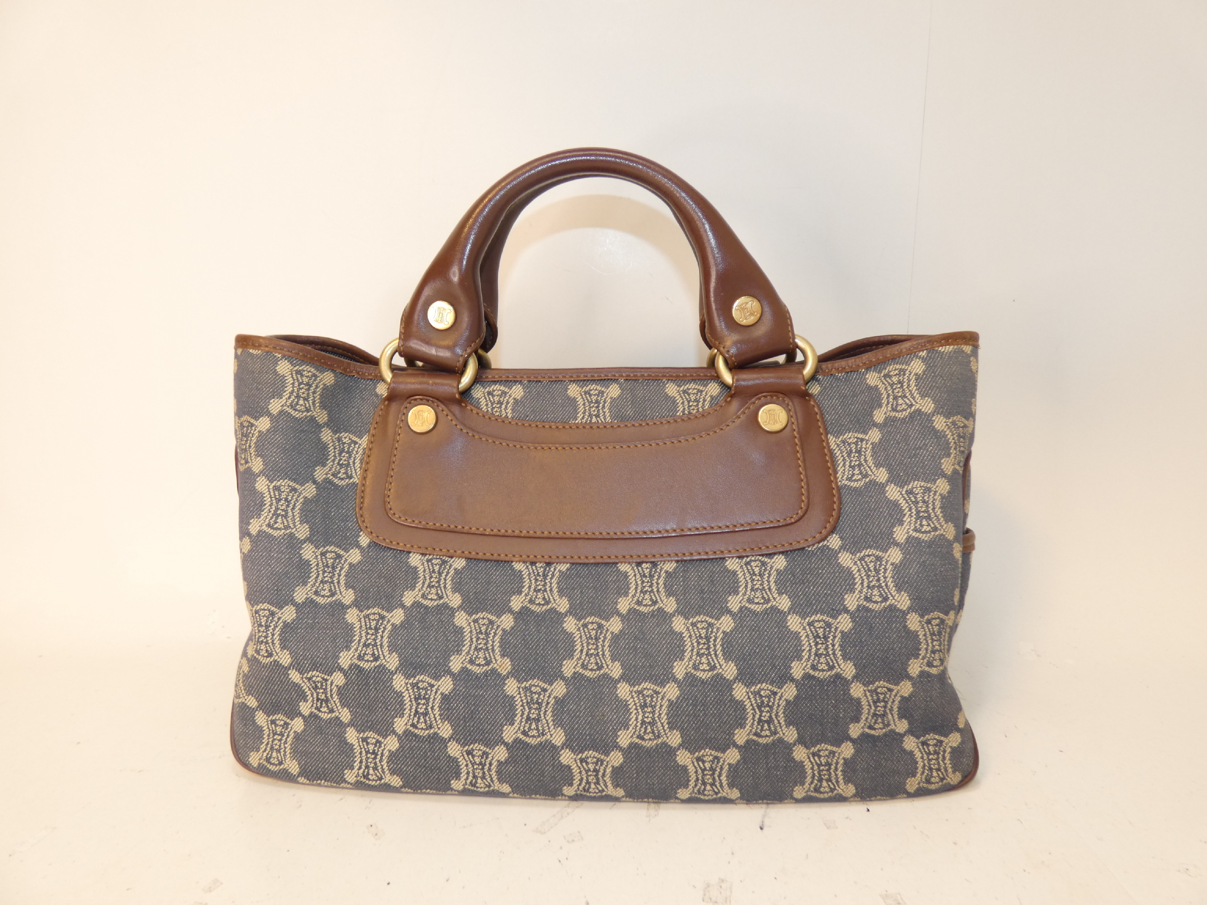 Paris Macadam Boogie Denim Hand Tote Bag