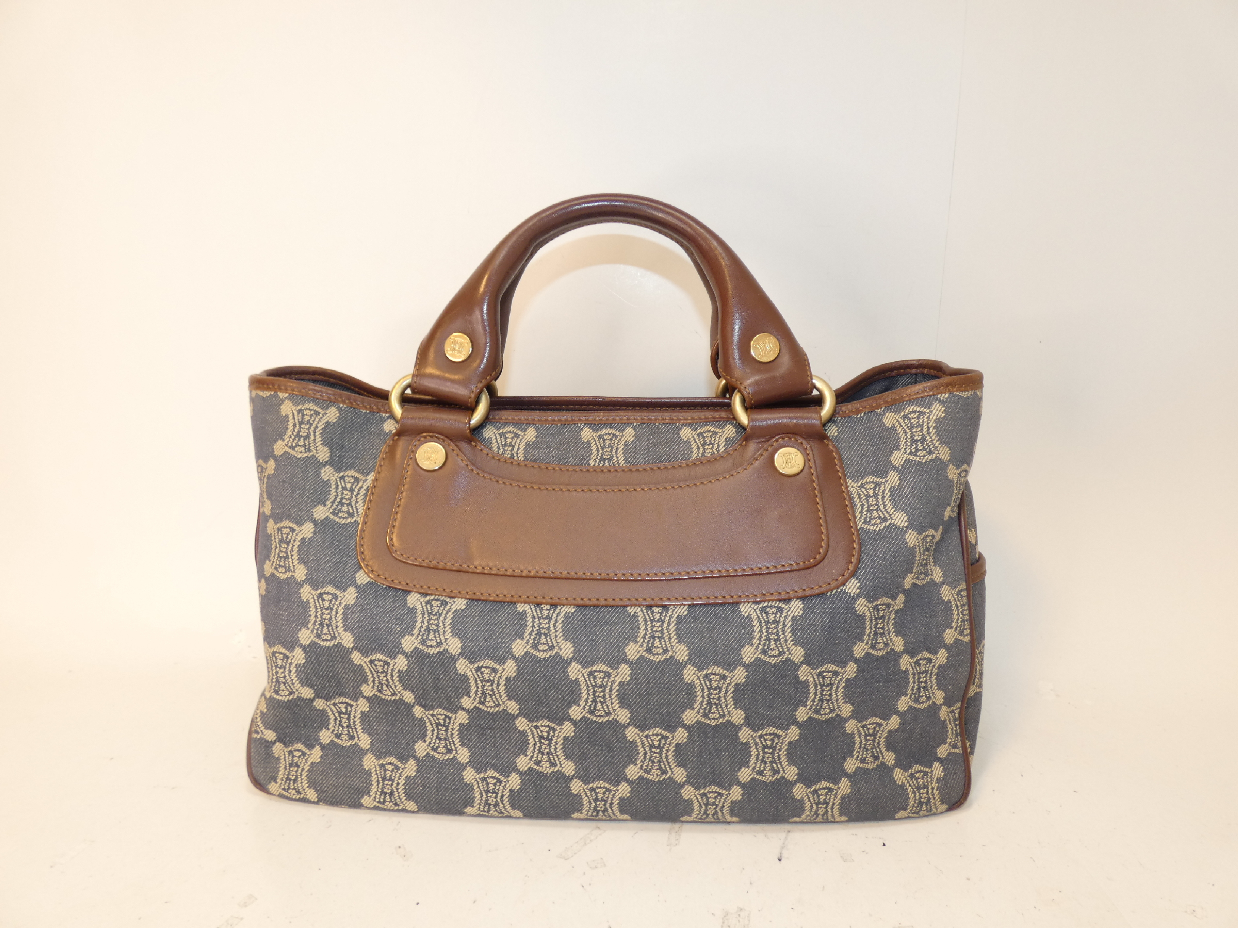 Paris Macadam Boogie Denim Hand Tote Bag — view 2