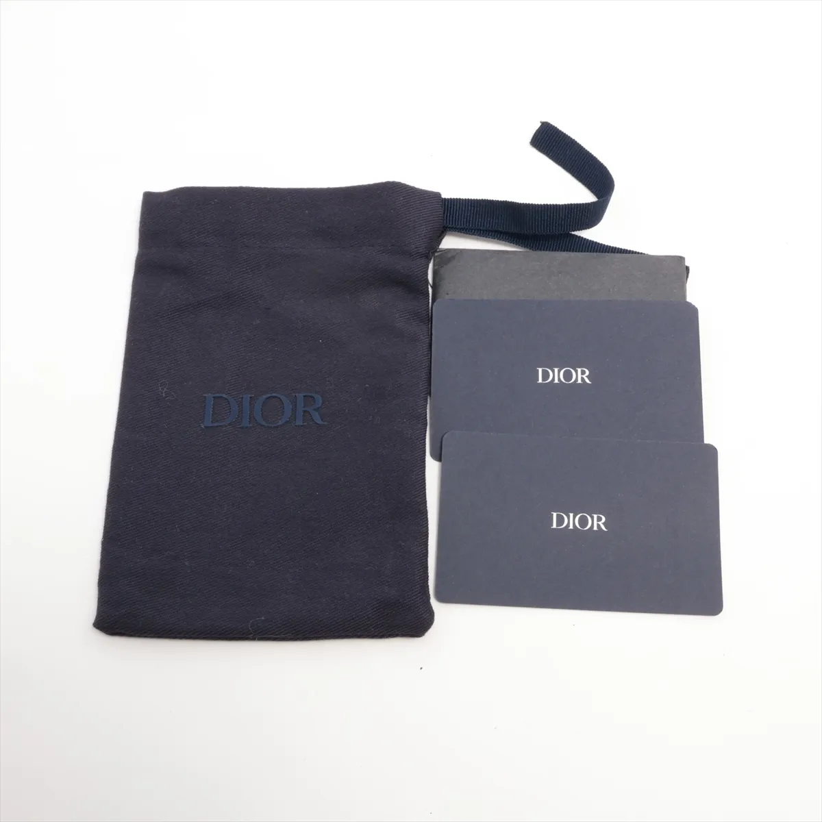 Oblique Canvas x Leather Fragment Case Navy — view 5