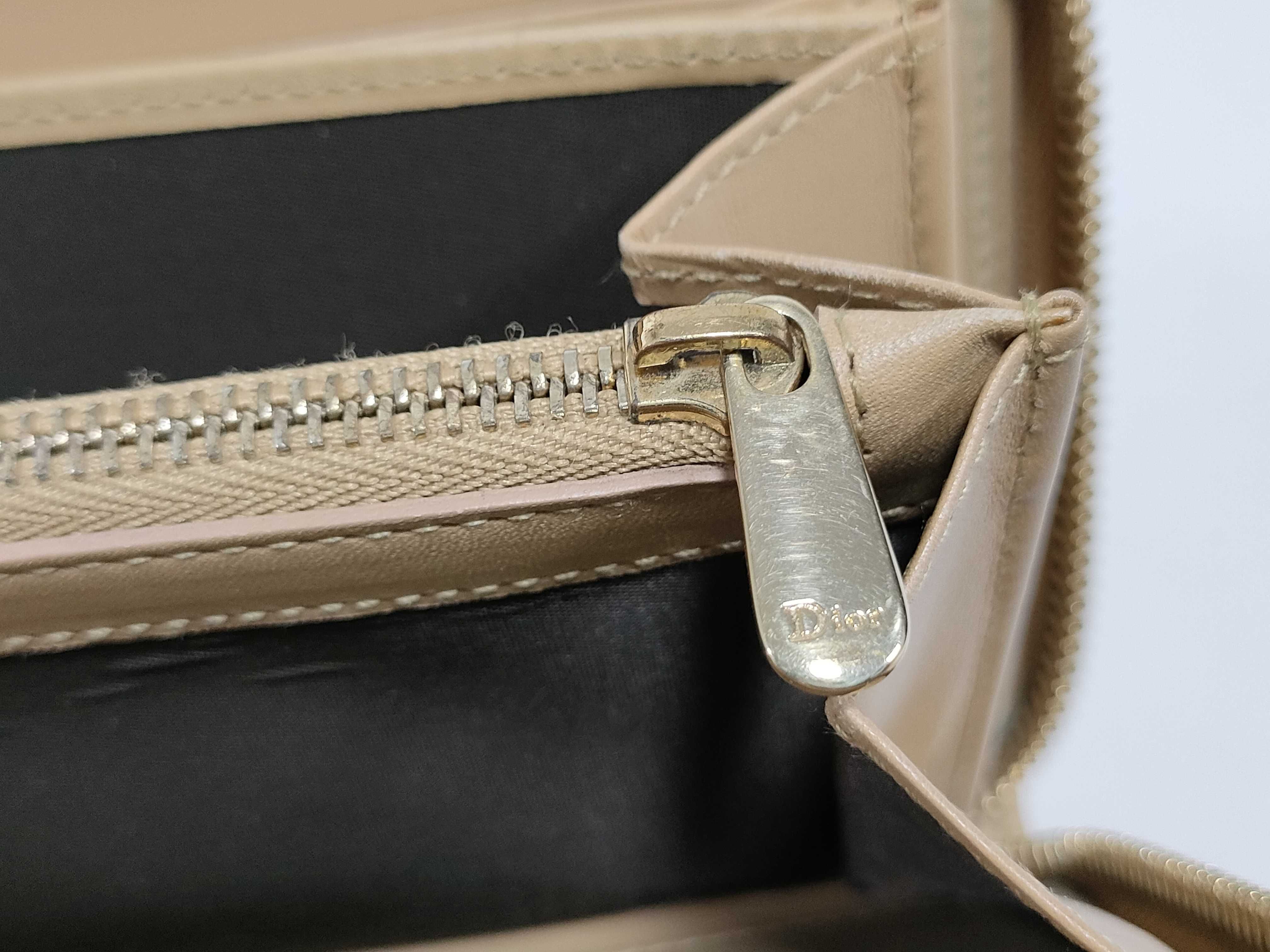 Cannage Long Wallet, Beige — view 10