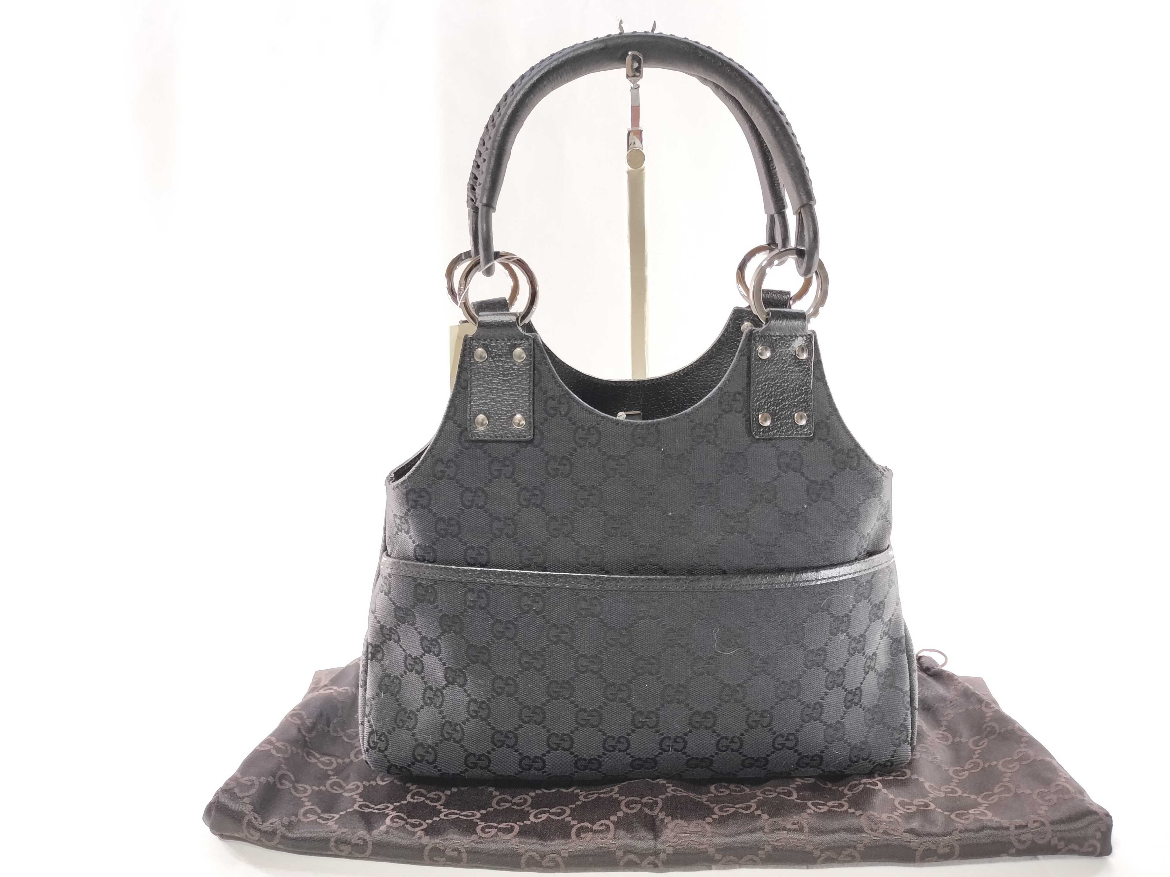 GG Canvas Handbag 131329 204990 Black