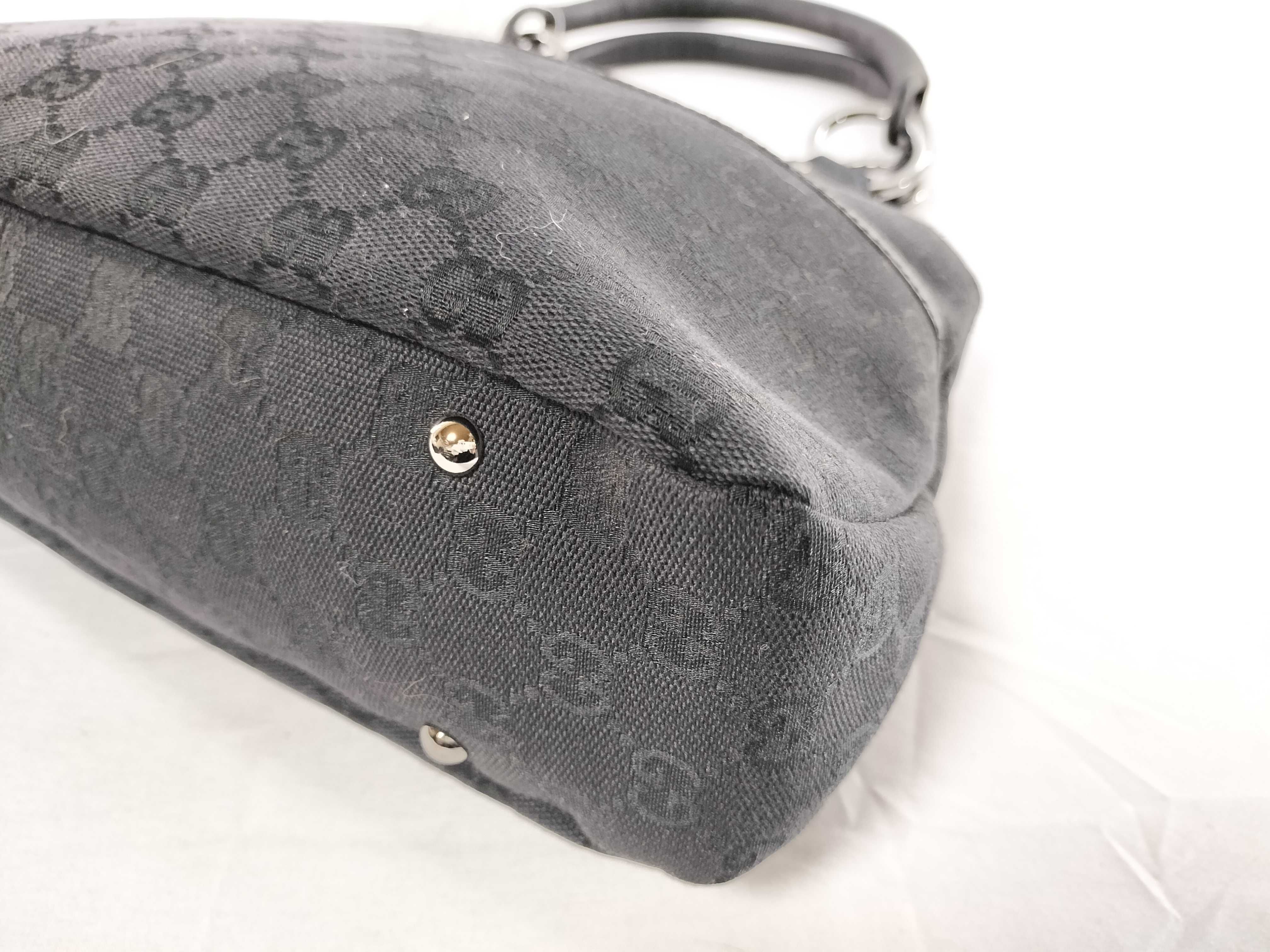 GG Canvas Handbag 131329 204990 Black — view 6