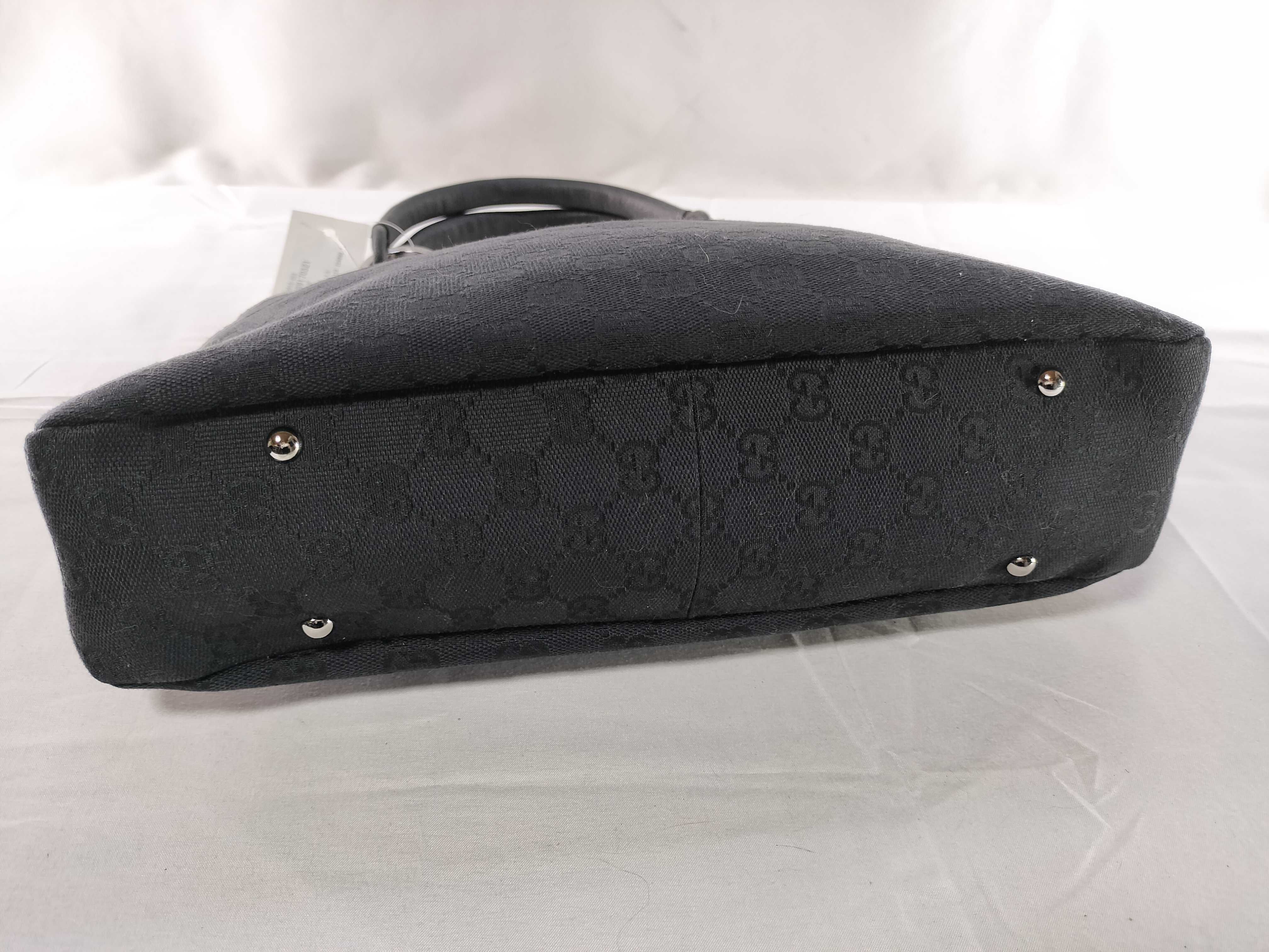 GG Canvas Handbag 131329 204990 Black — view 7