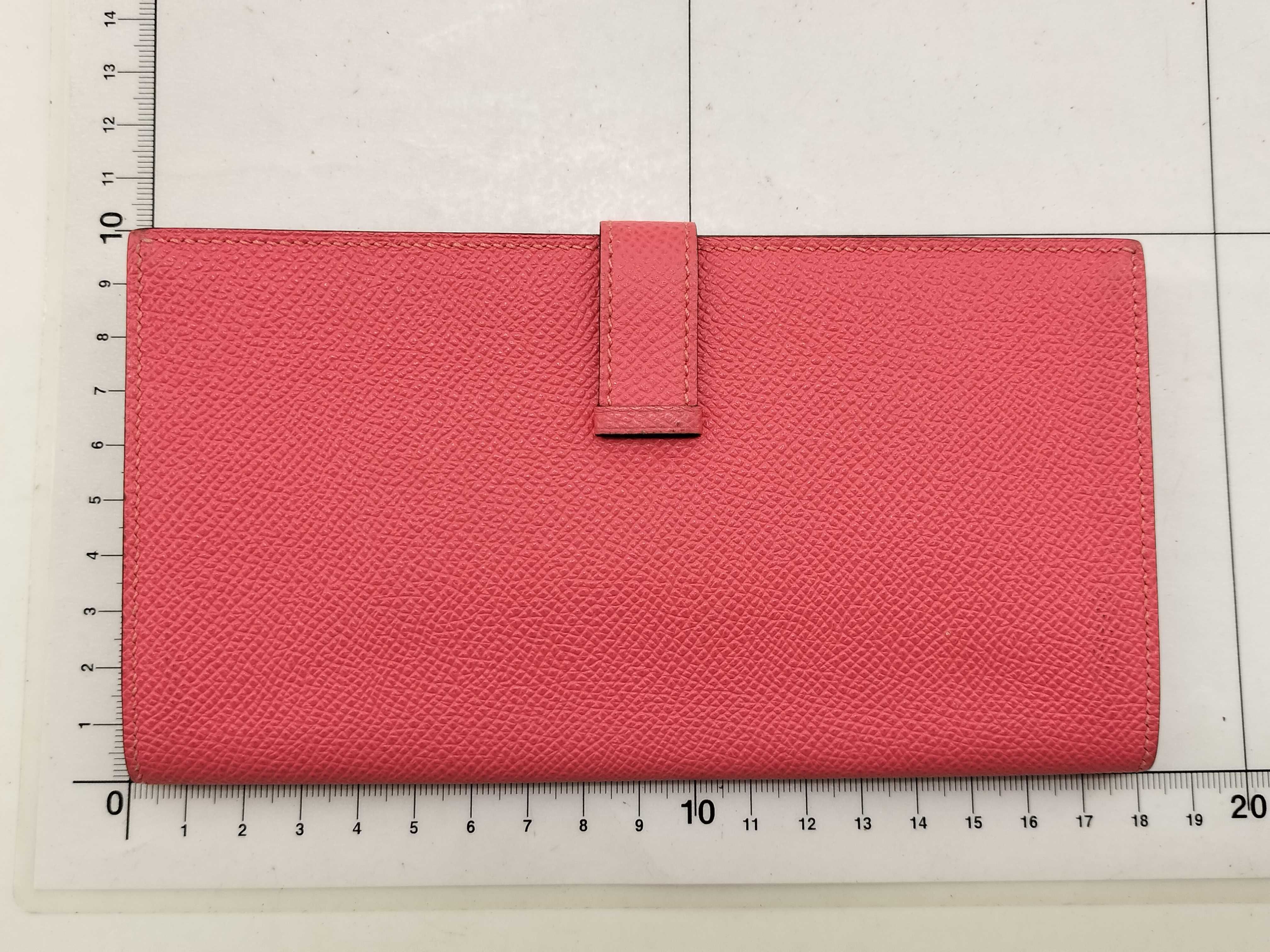 Bearn Soufflé Wallet, A-stamp, Epsom leather, Rose Azalee, Gold D — view 2