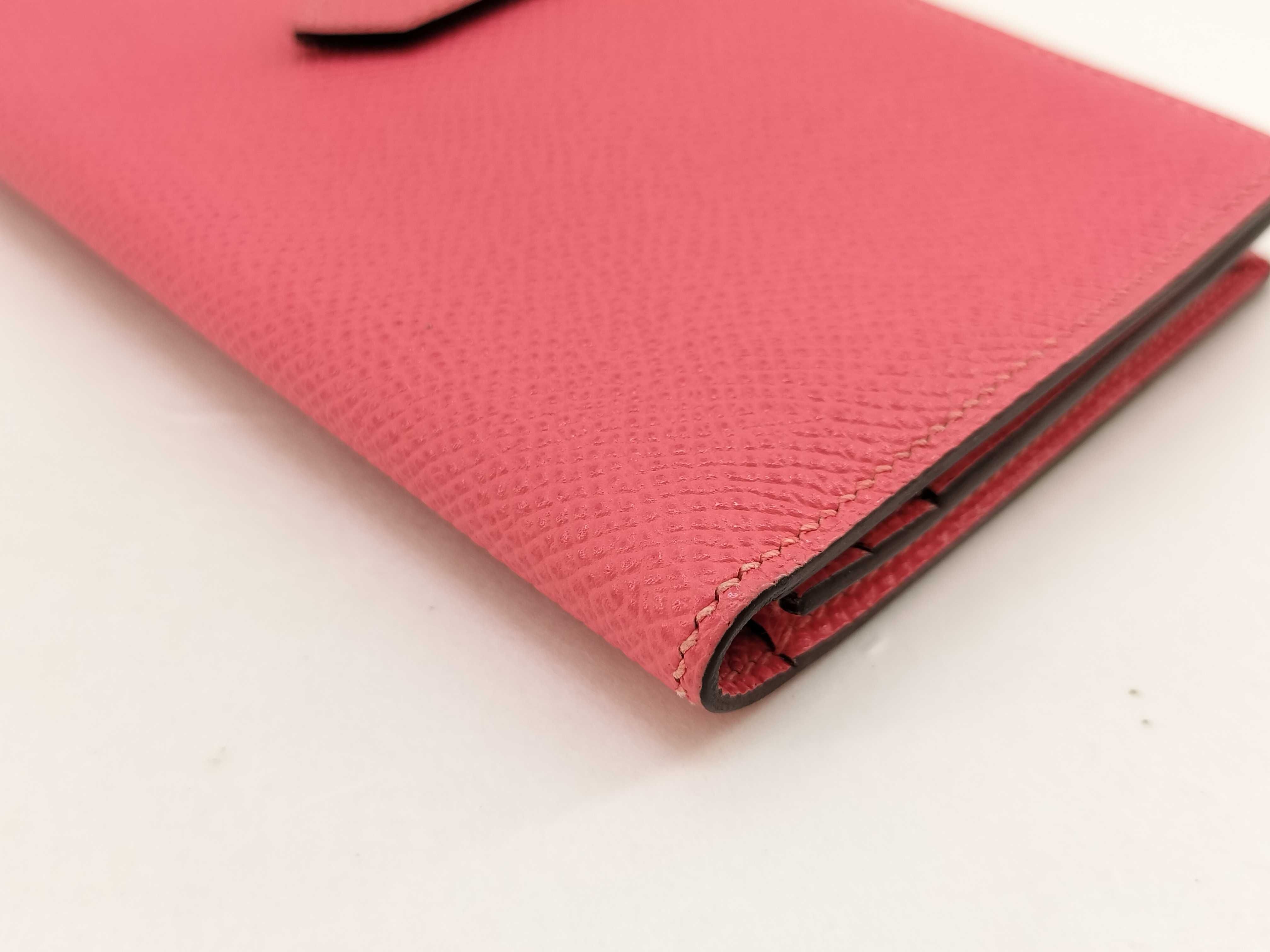 Bearn Soufflé Wallet, A-stamp, Epsom leather, Rose Azalee, Gold D — view 4