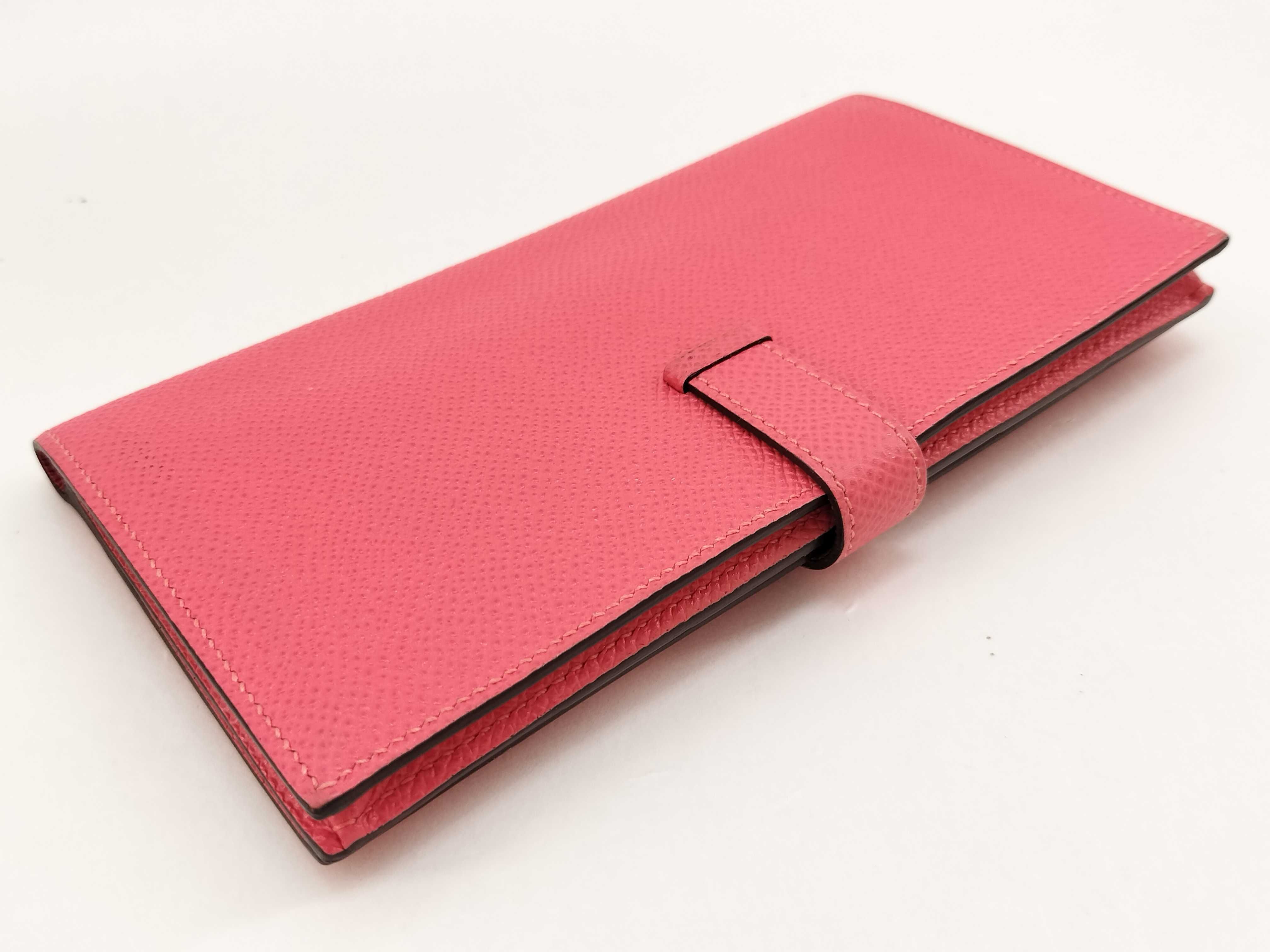 Bearn Soufflé Wallet, A-stamp, Epsom leather, Rose Azalee, Gold D — view 7