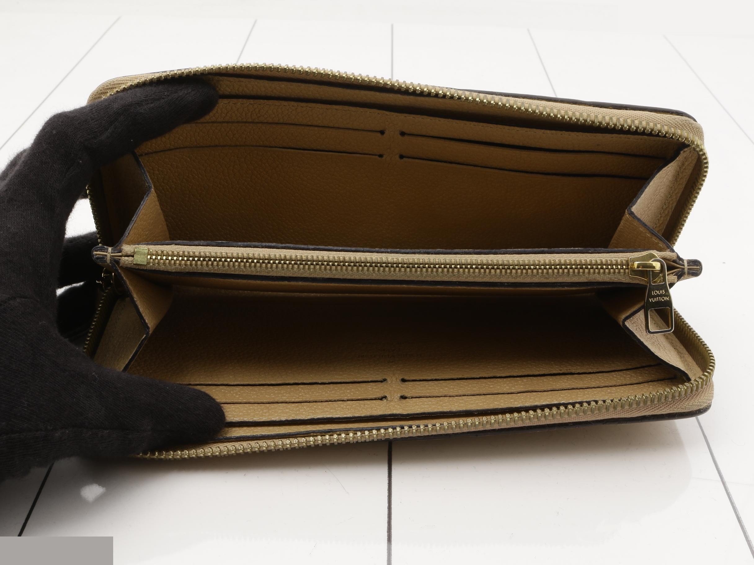 Monogram Empreinte Portefeuille Clemence Round Zip Long Wallet — view 4