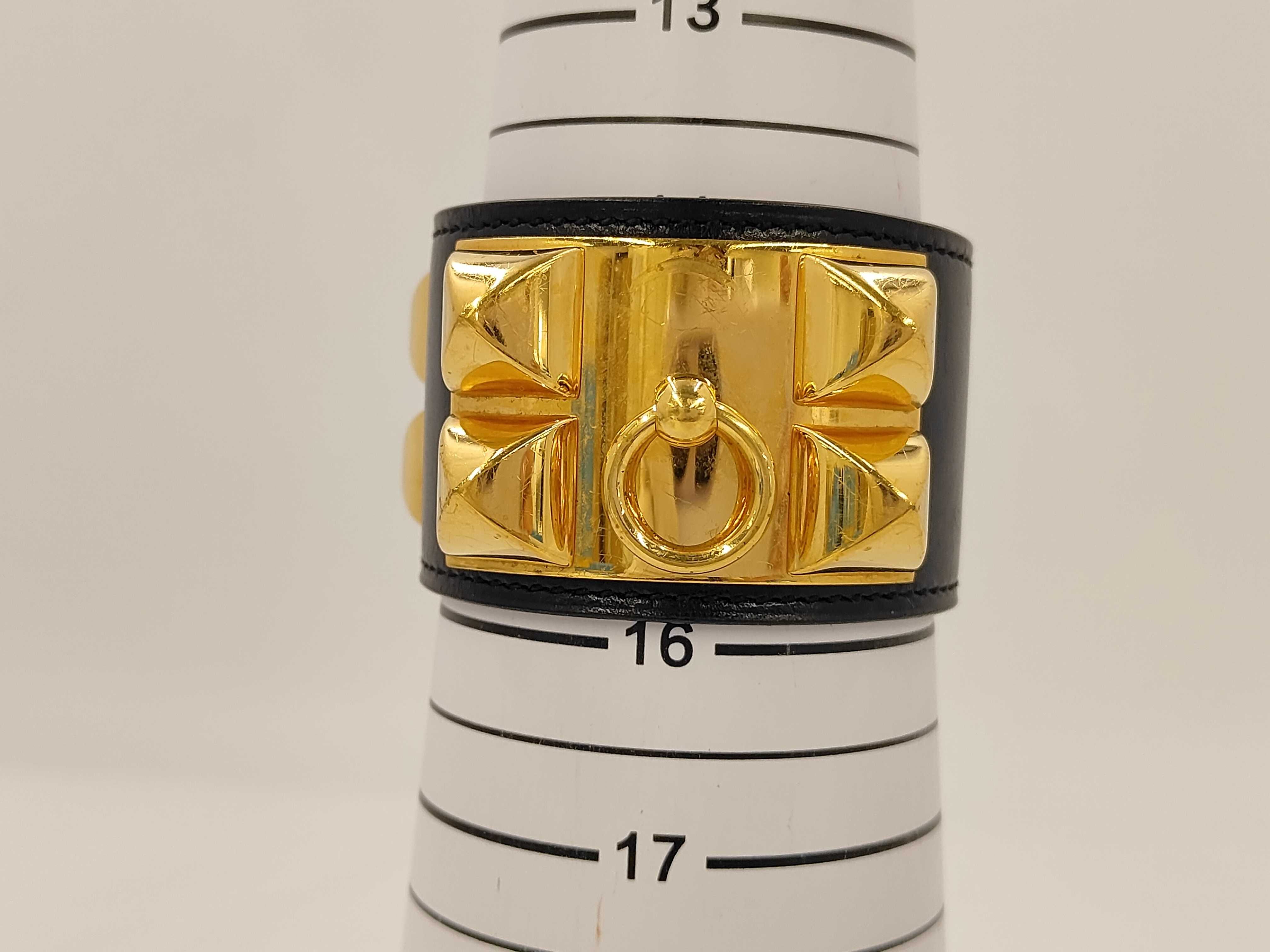 Collier de Chien Black x Gold Bangle Bracelet — view 5