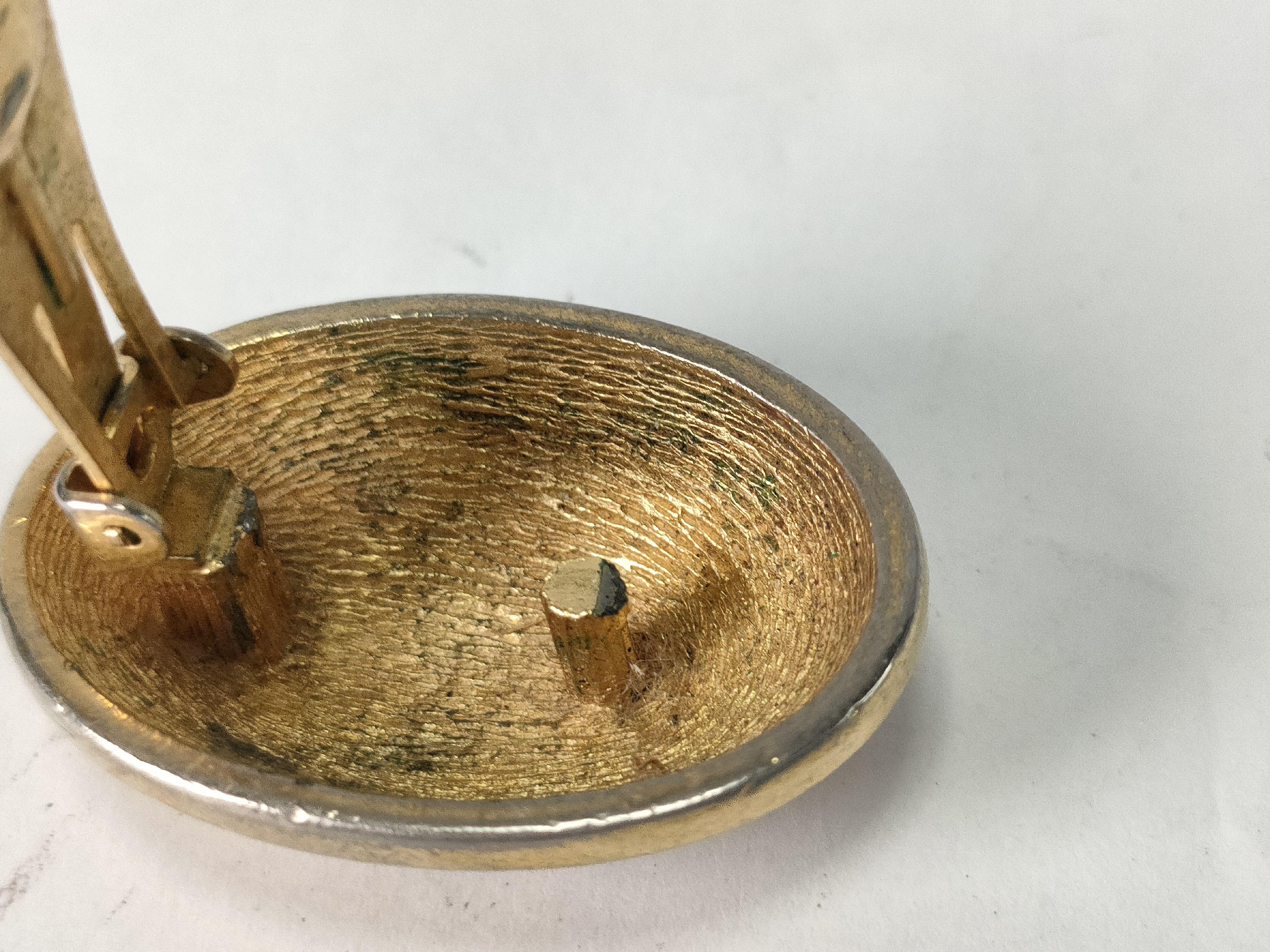 Gold Logo Earrings — view 8