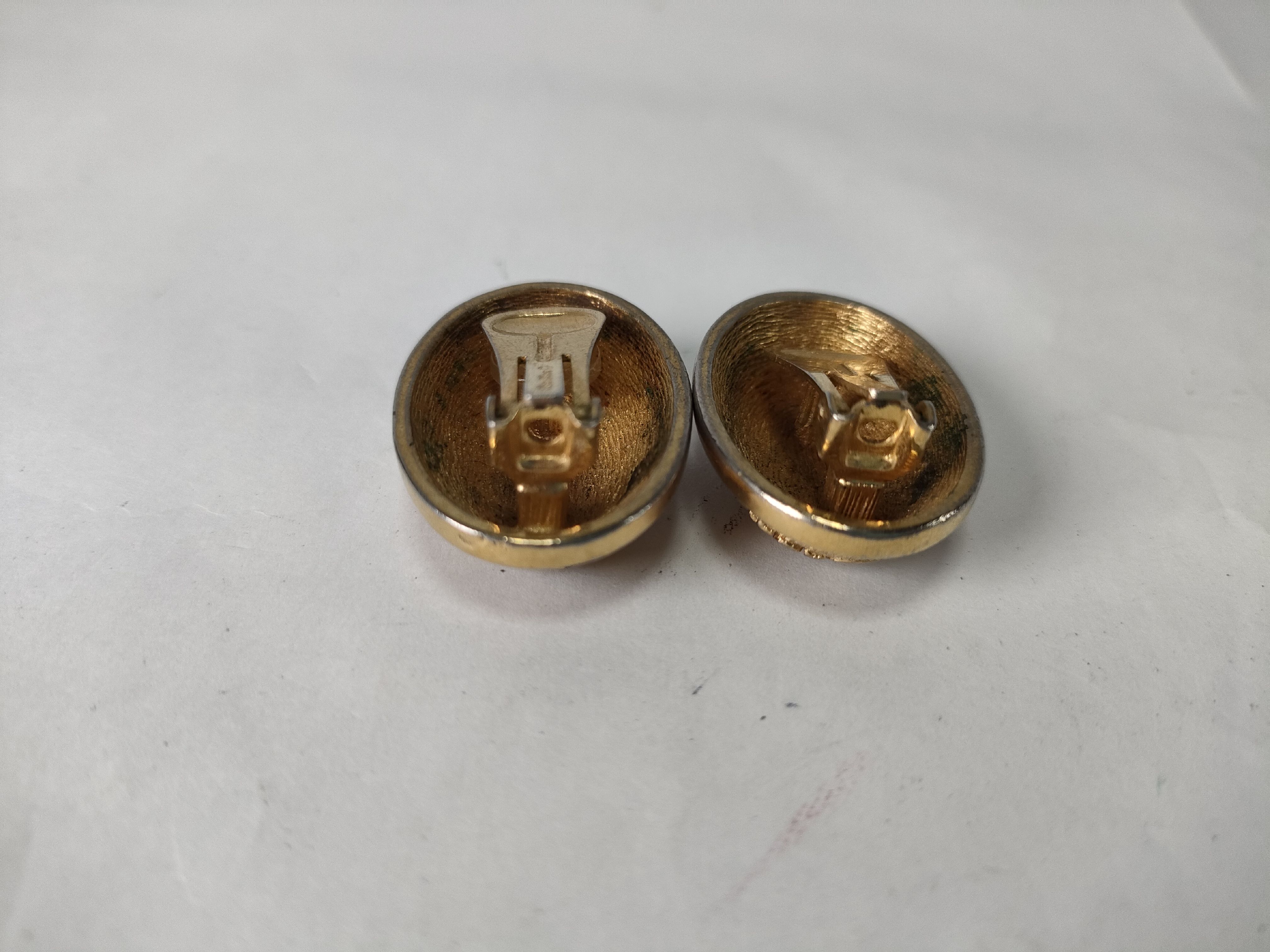 Gold Logo Earrings — view 10