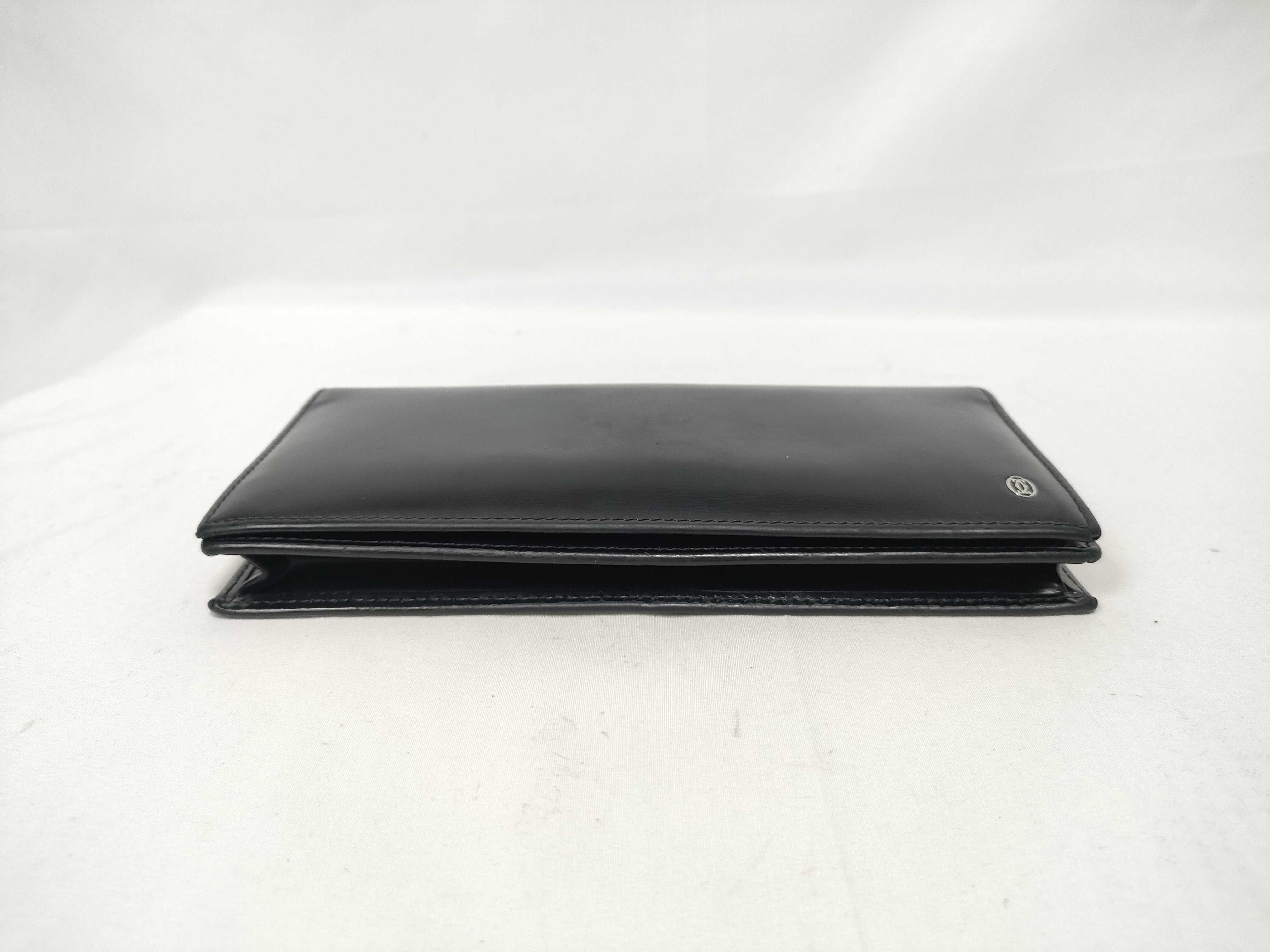 Pasha Long Wallet, Leather, Black — view 6