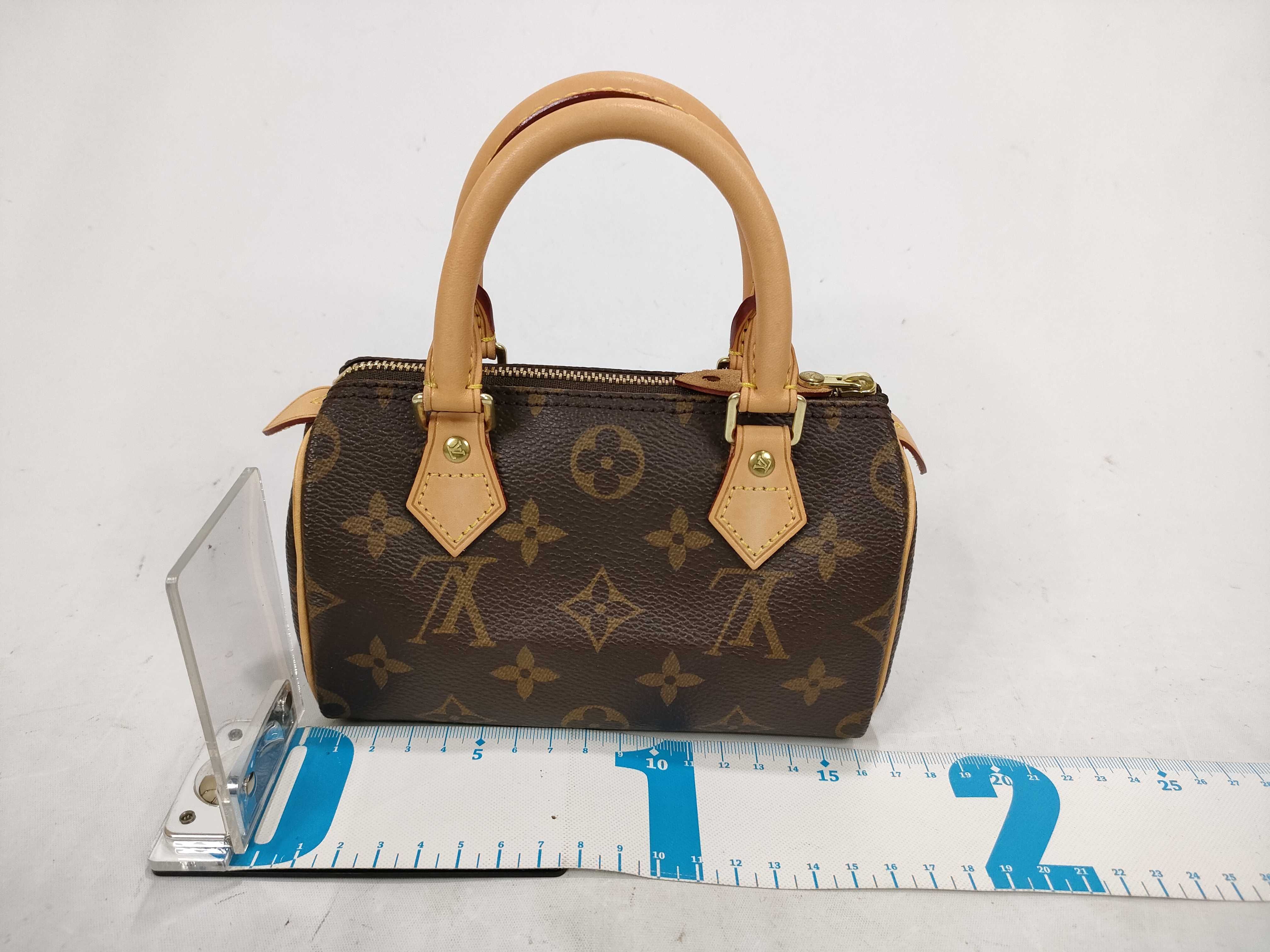 Monogram Mini Speedy Shoulder Bag with ST — view 2