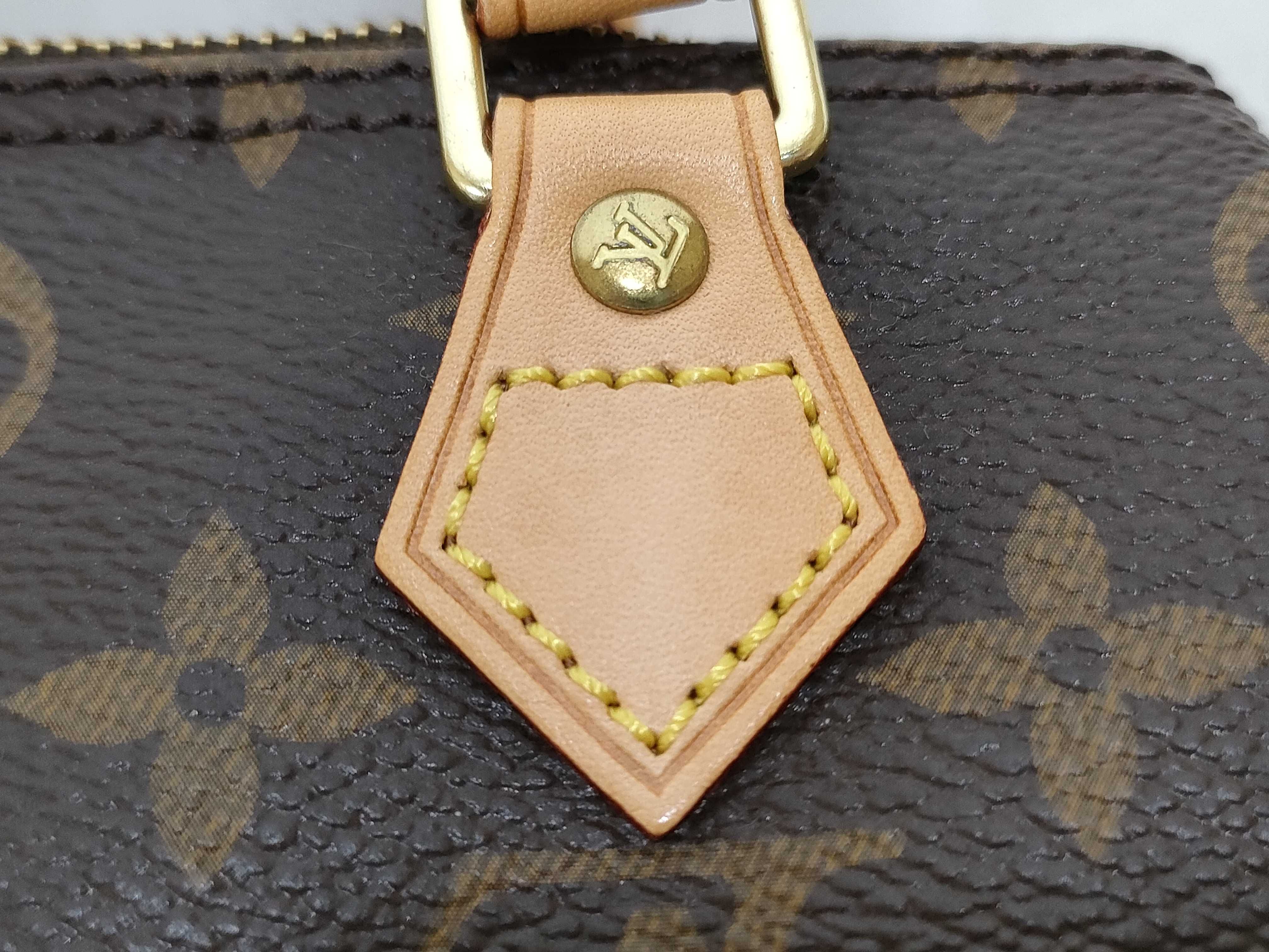 Monogram Mini Speedy Shoulder Bag with ST — view 15
