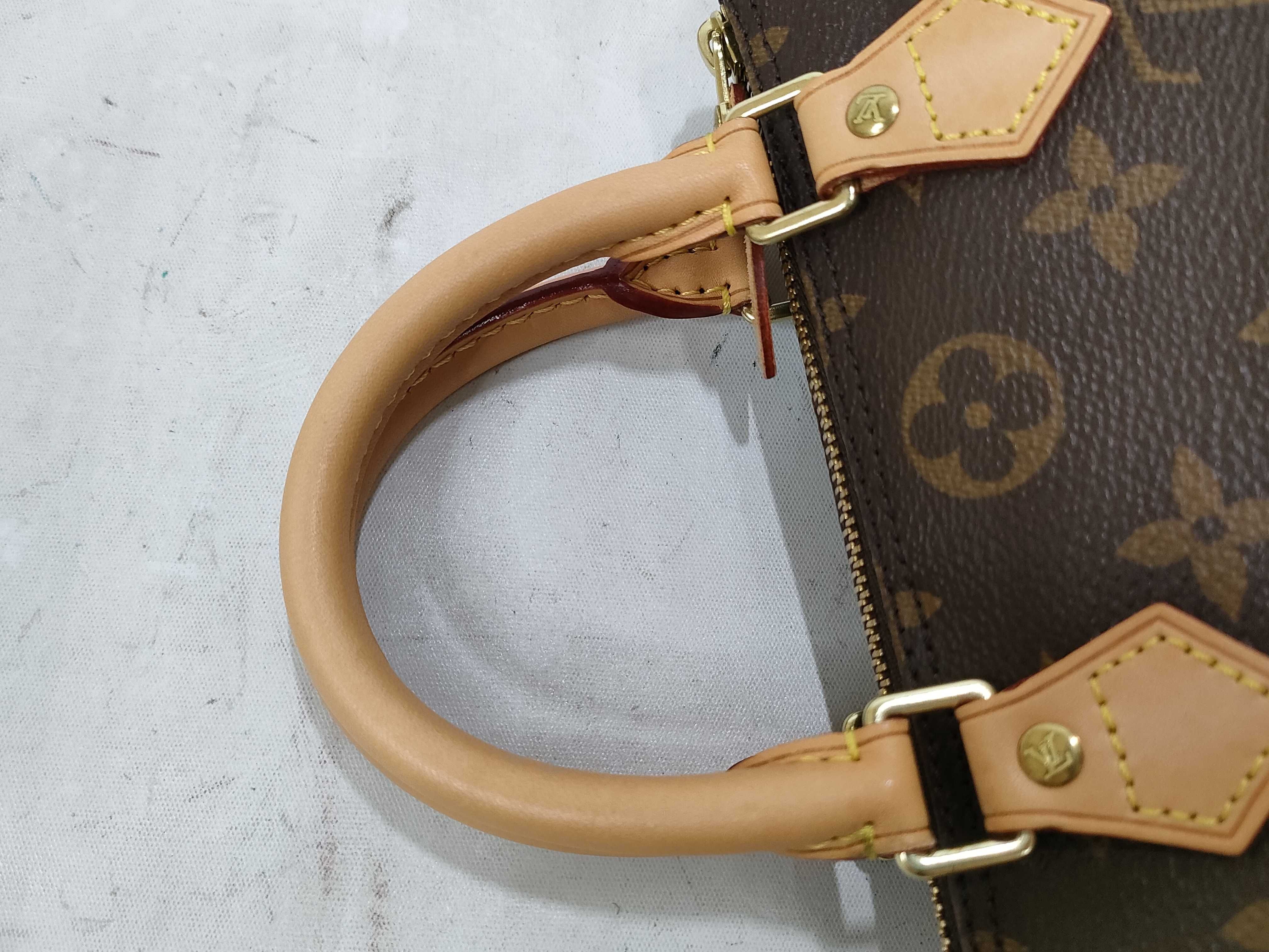 Monogram Mini Speedy Shoulder Bag with ST — view 3