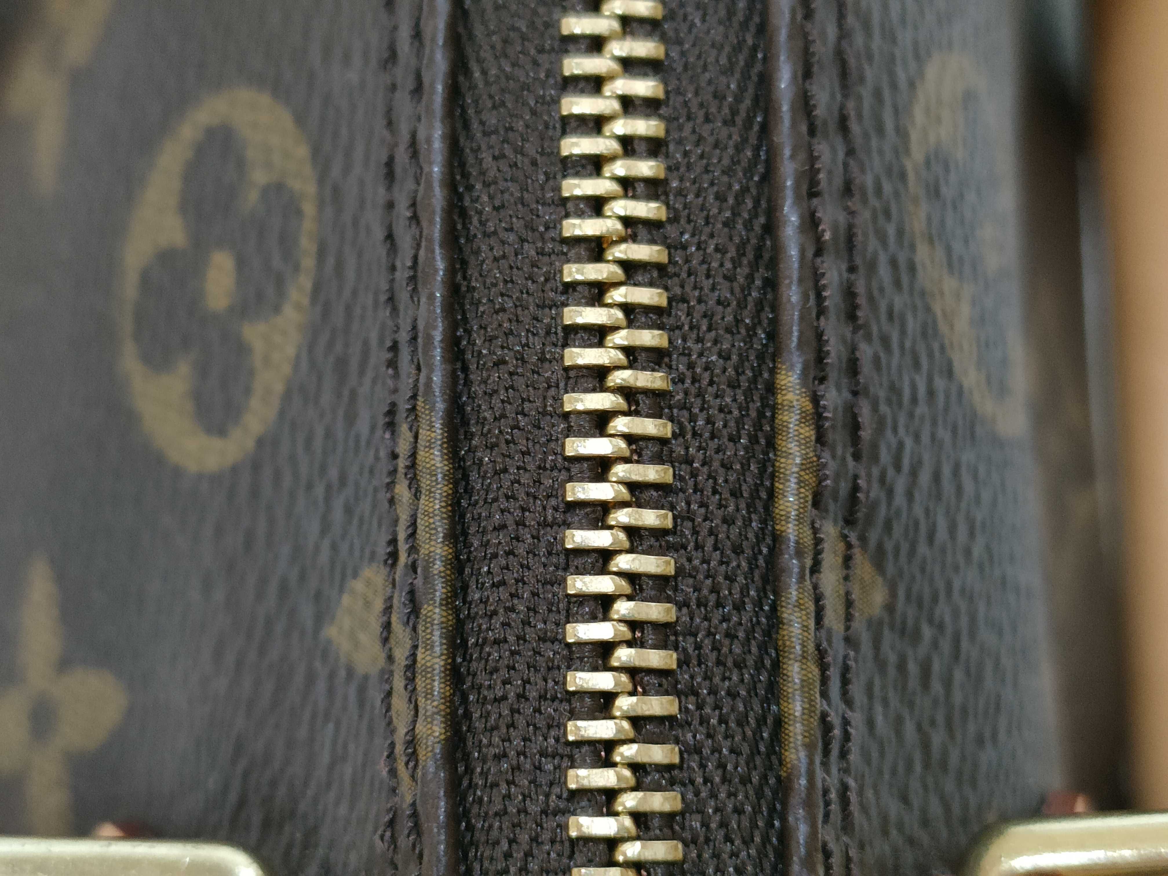 Monogram Mini Speedy Shoulder Bag with ST — view 7