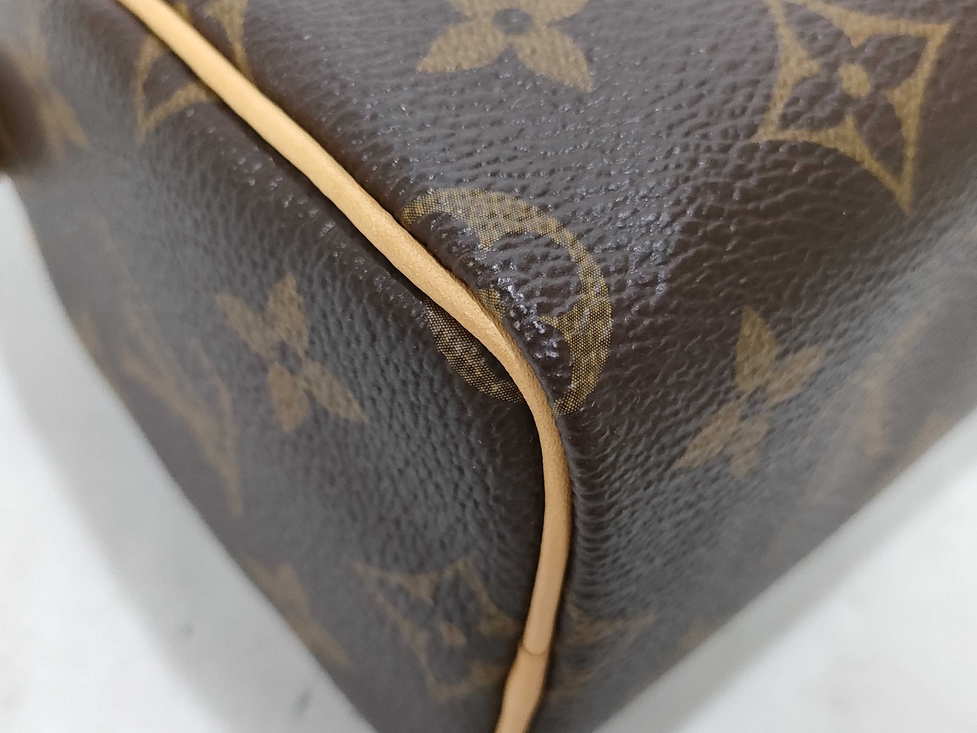 Monogram Mini Speedy Shoulder Bag with ST — view 8