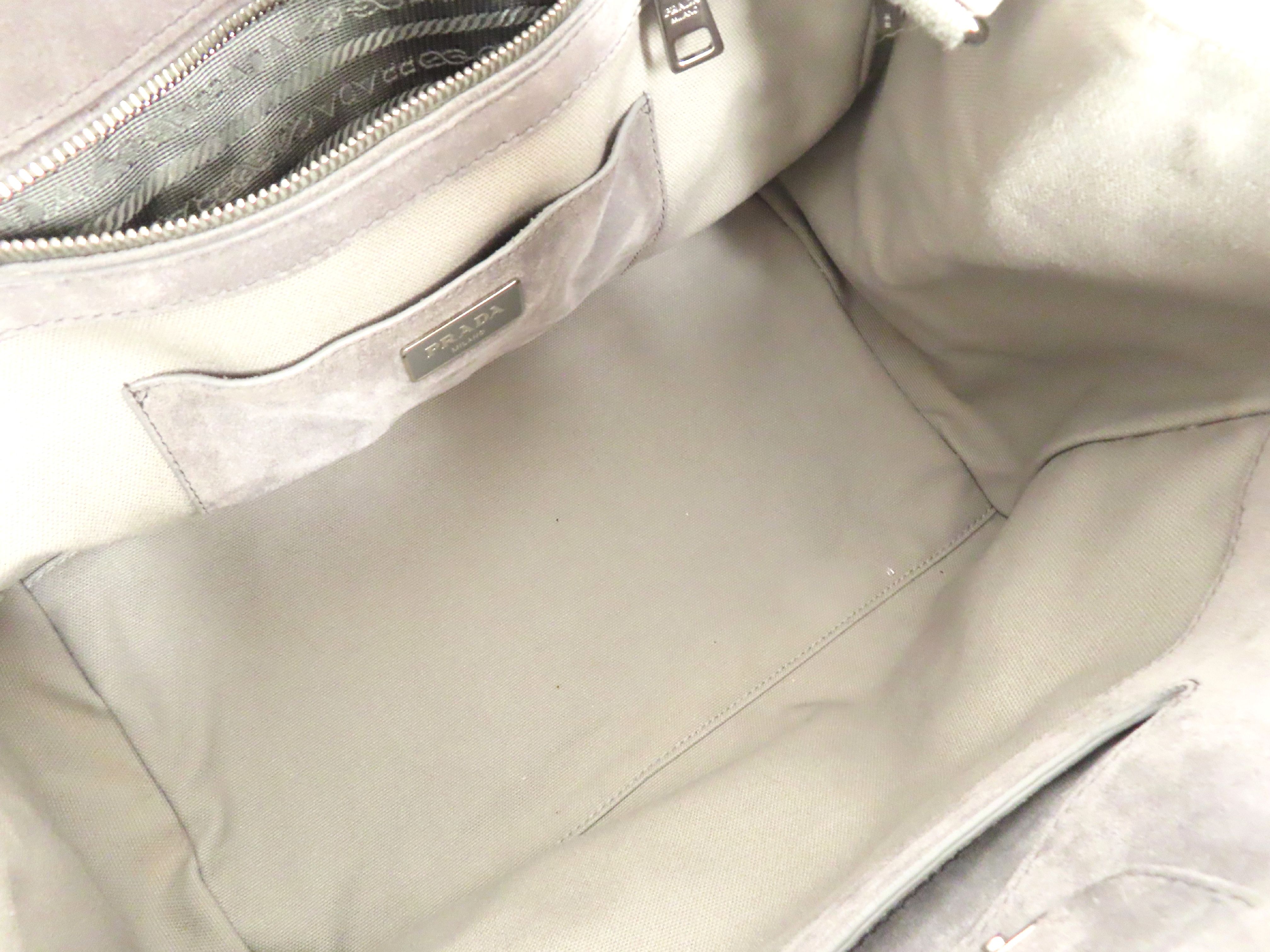 Triangle Logo Plate Tote Bag with Shoulder Strap — view 9