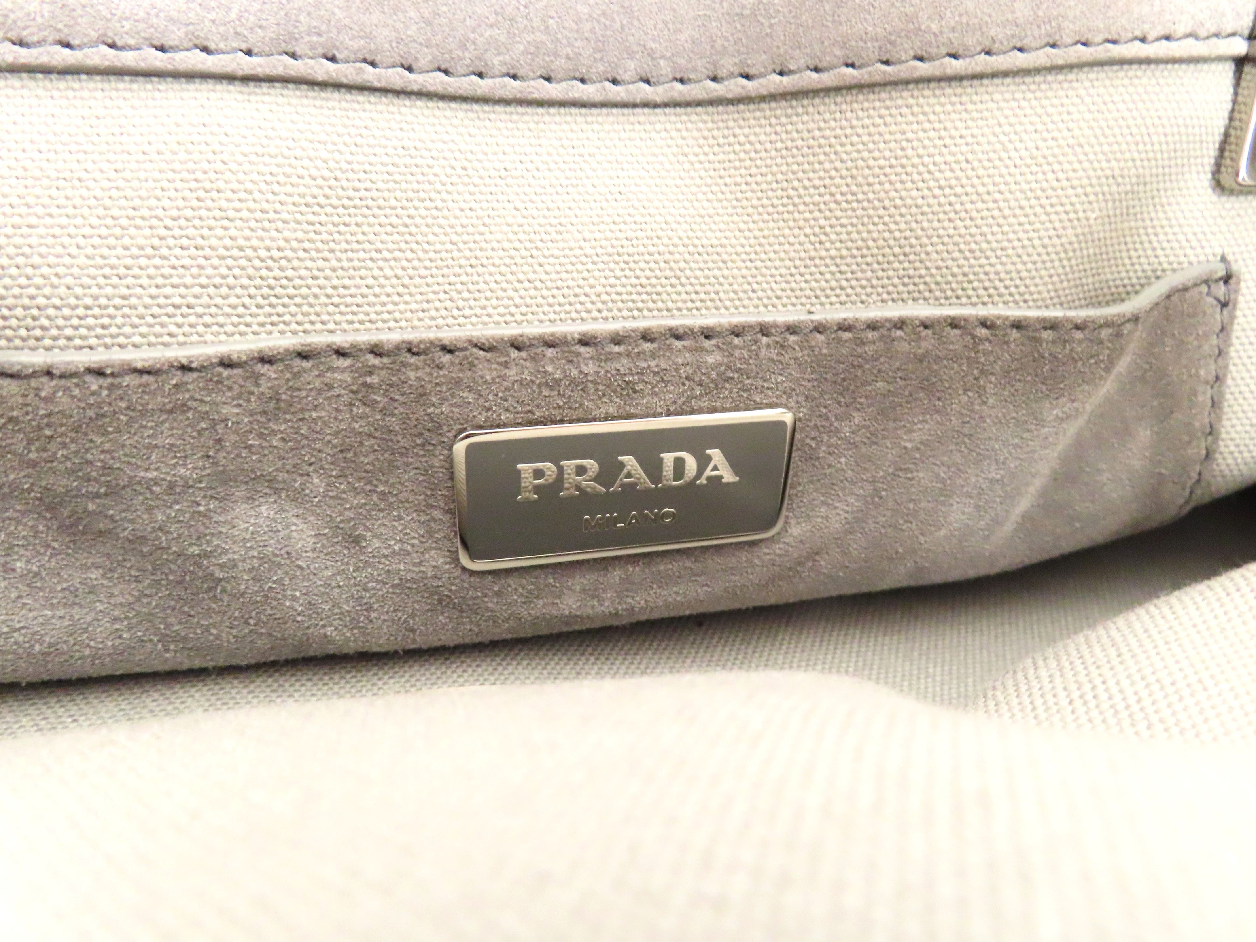 Triangle Logo Plate Tote Bag with Shoulder Strap — view 10