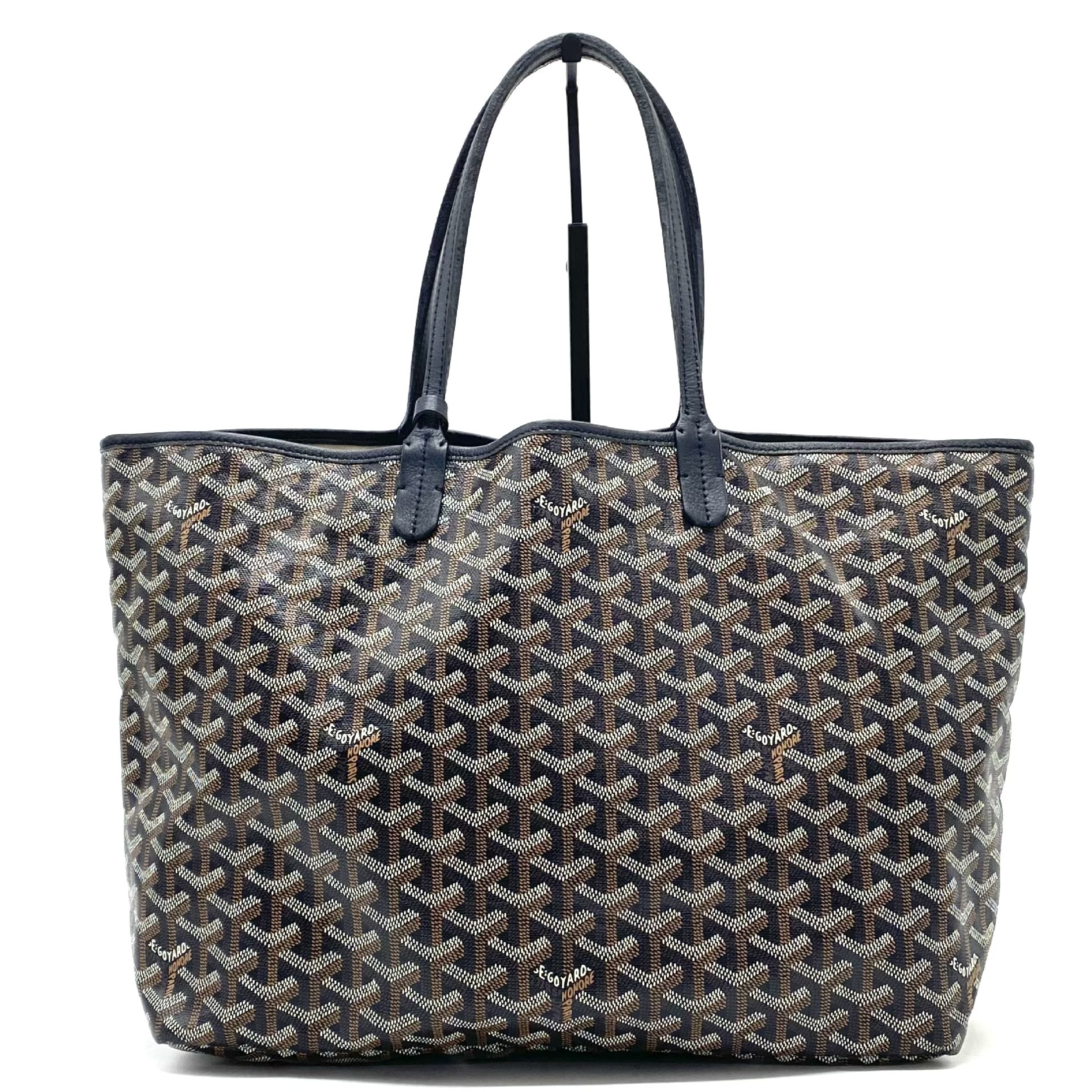 Saint Louis Leather Tote Bag with Pouch — view 2