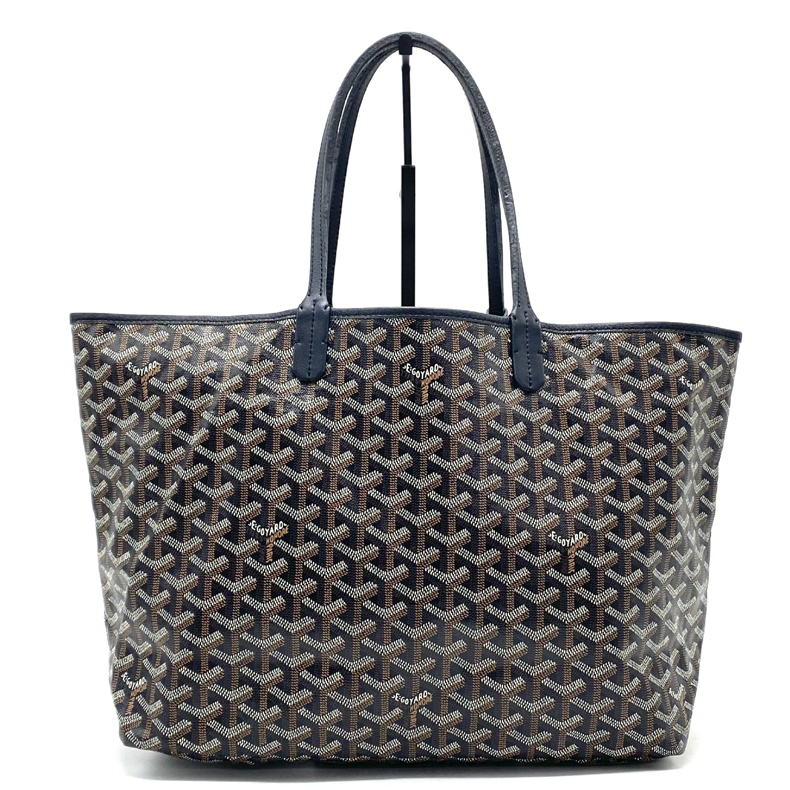 Saint Louis Leather Tote Bag with Pouch — view 3