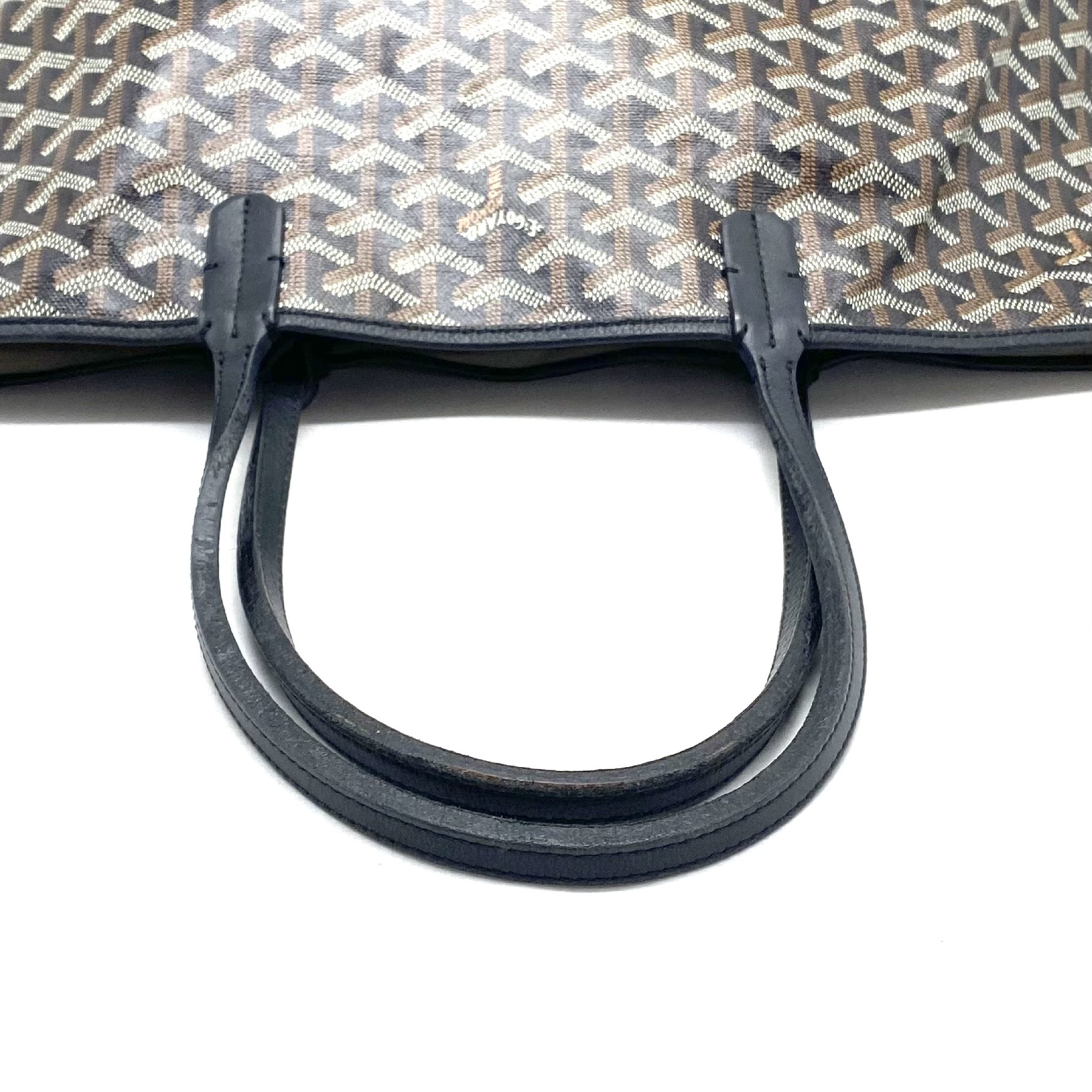 Saint Louis Leather Tote Bag with Pouch — view 6