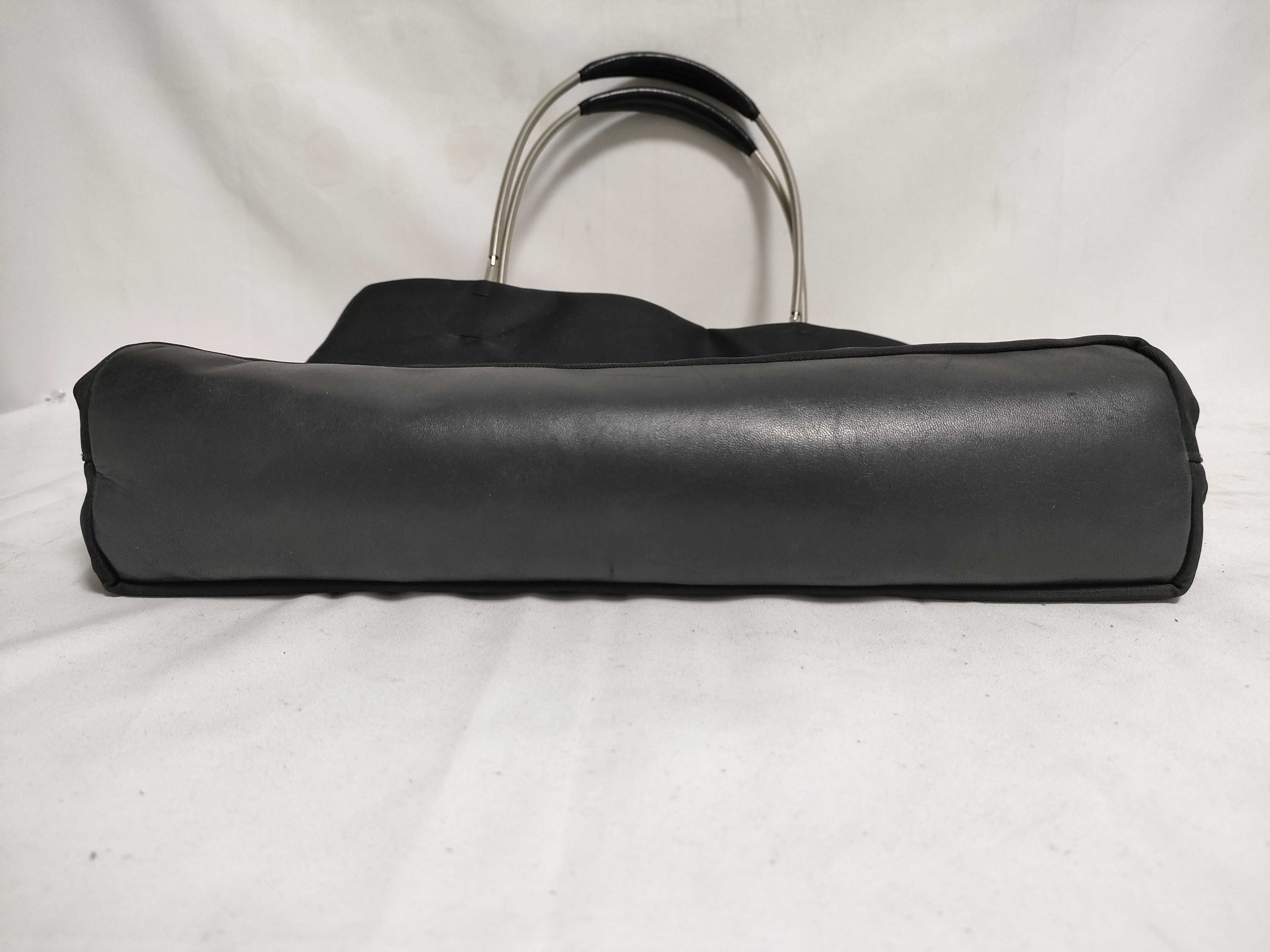 Nylon Leather Metal Handbag — view 5