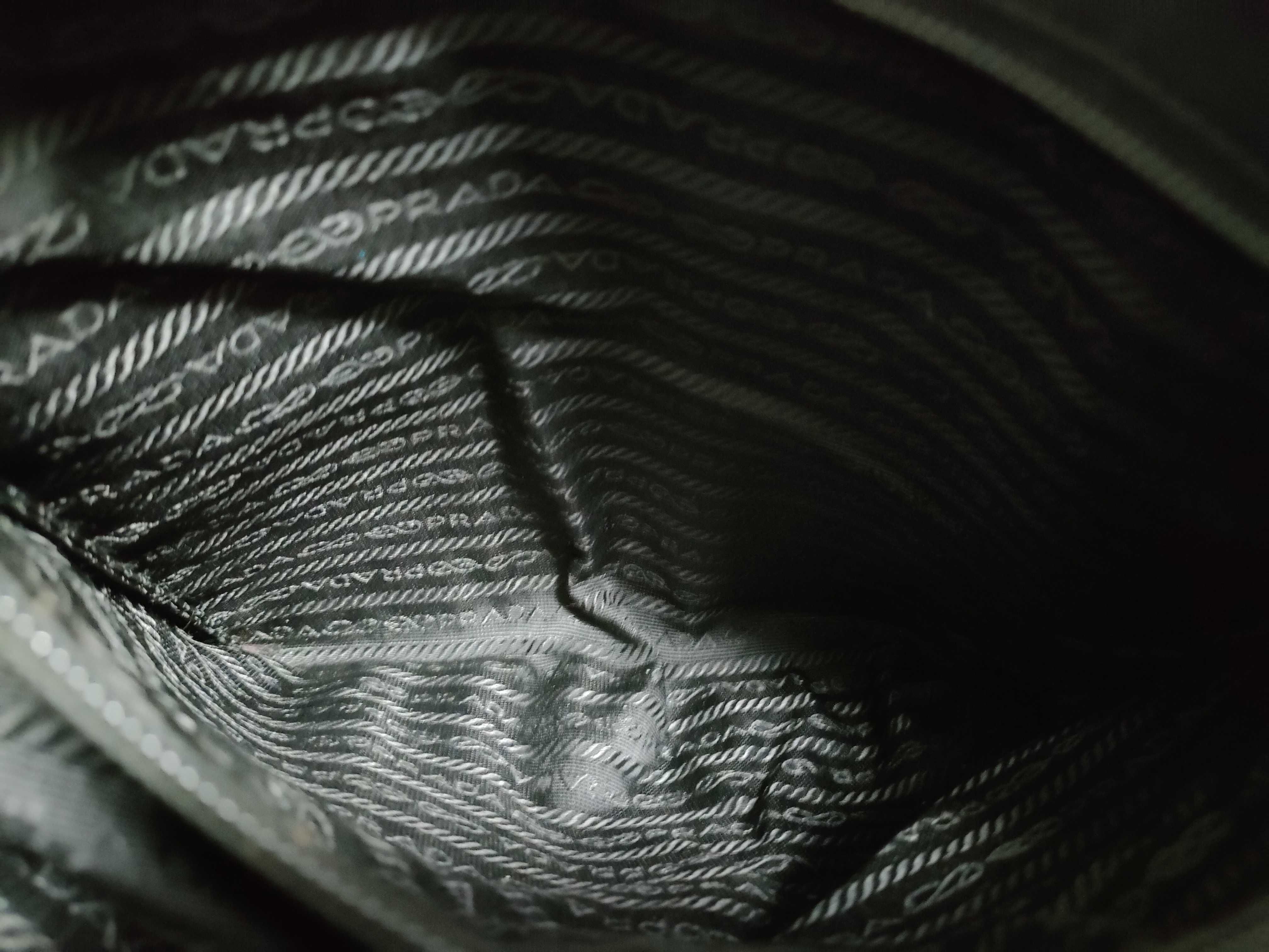 Nylon Leather Metal Handbag — view 9