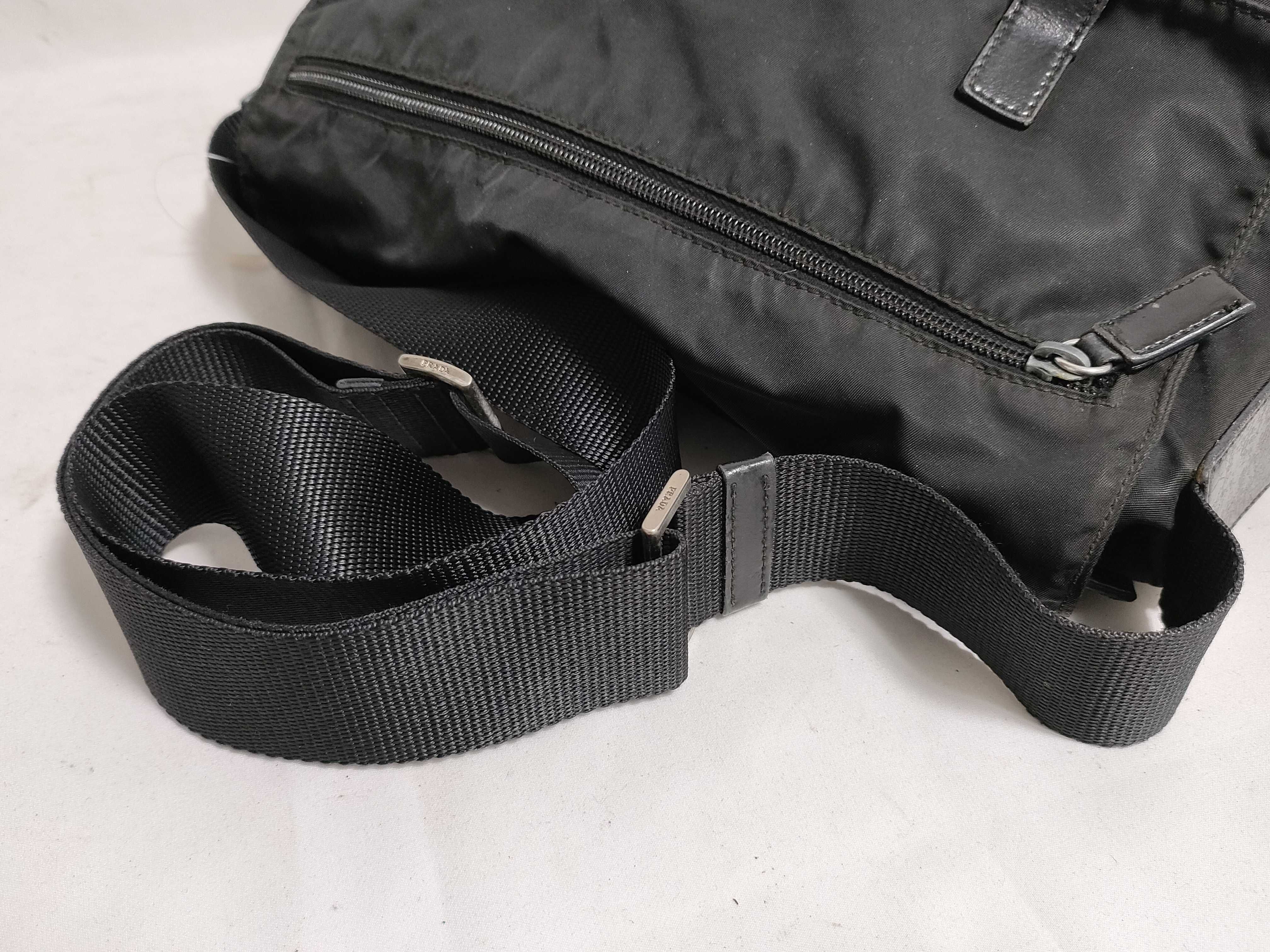 Nylon Messenger Shoulder Bag — view 3