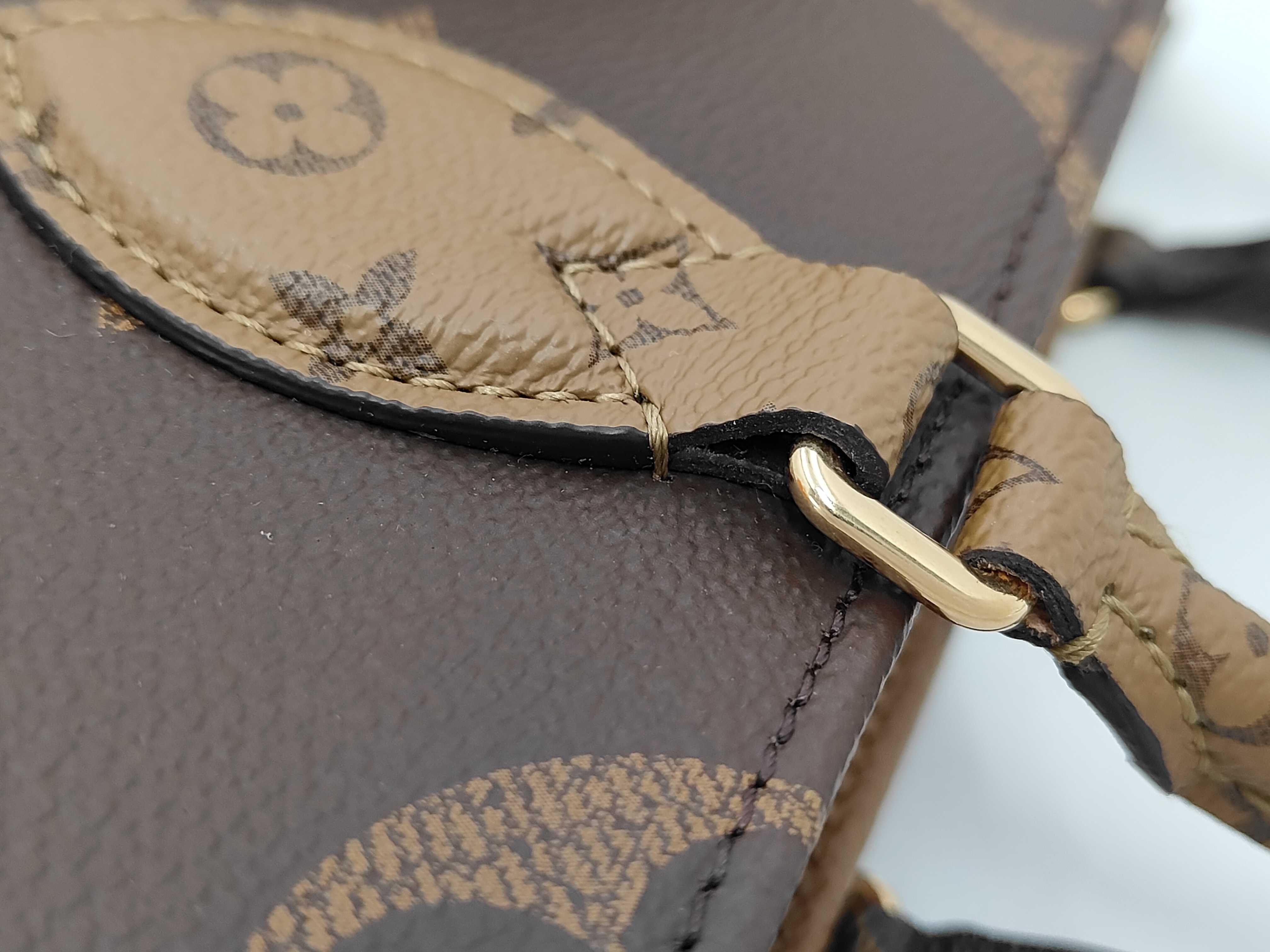 Monogram Reverse Canvas Giant Pattern OnTheGo PM Handbag with Coin Purse — view 5