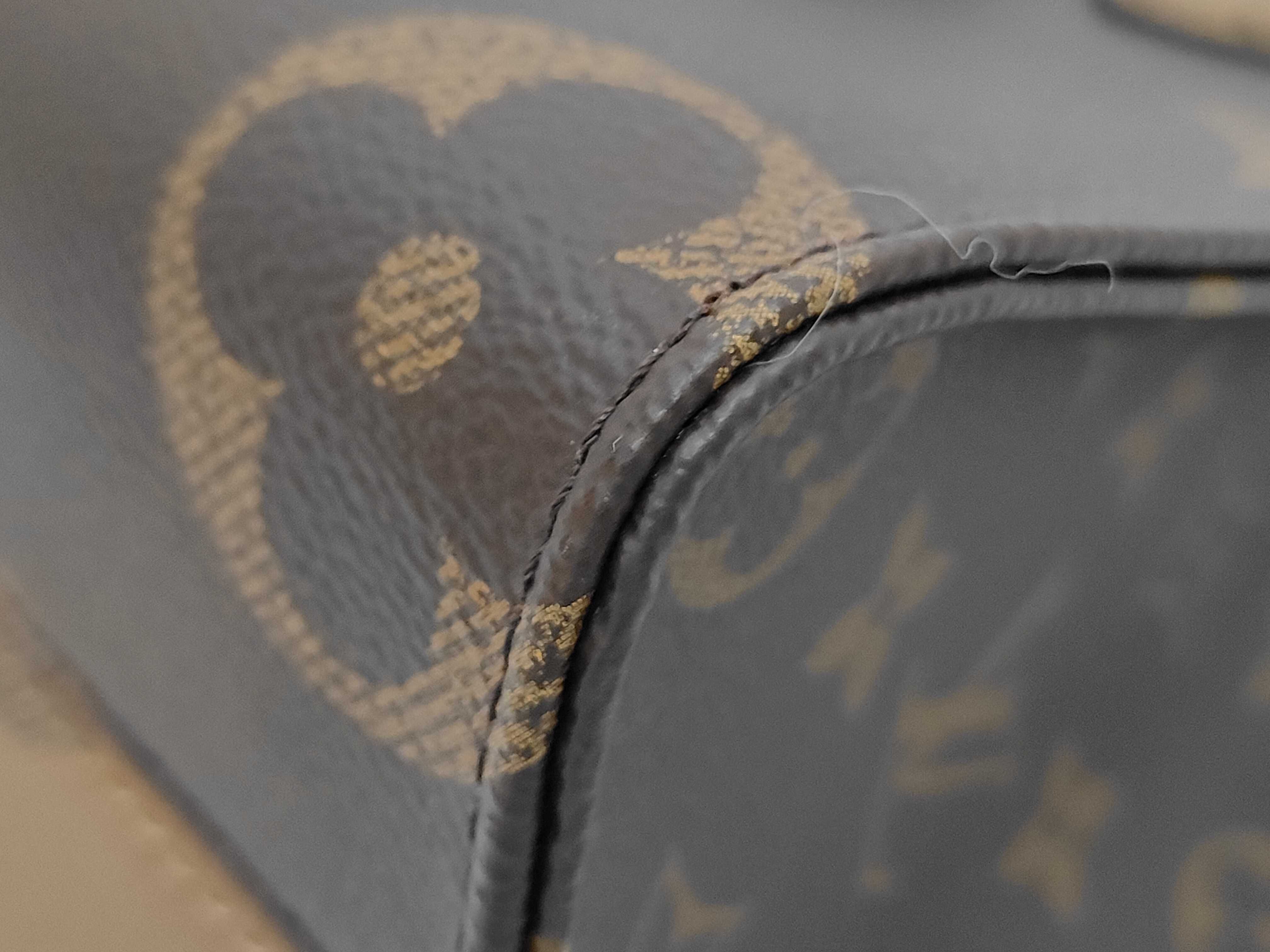 Monogram Reverse Canvas Giant Pattern OnTheGo PM Handbag with Coin Purse — view 7