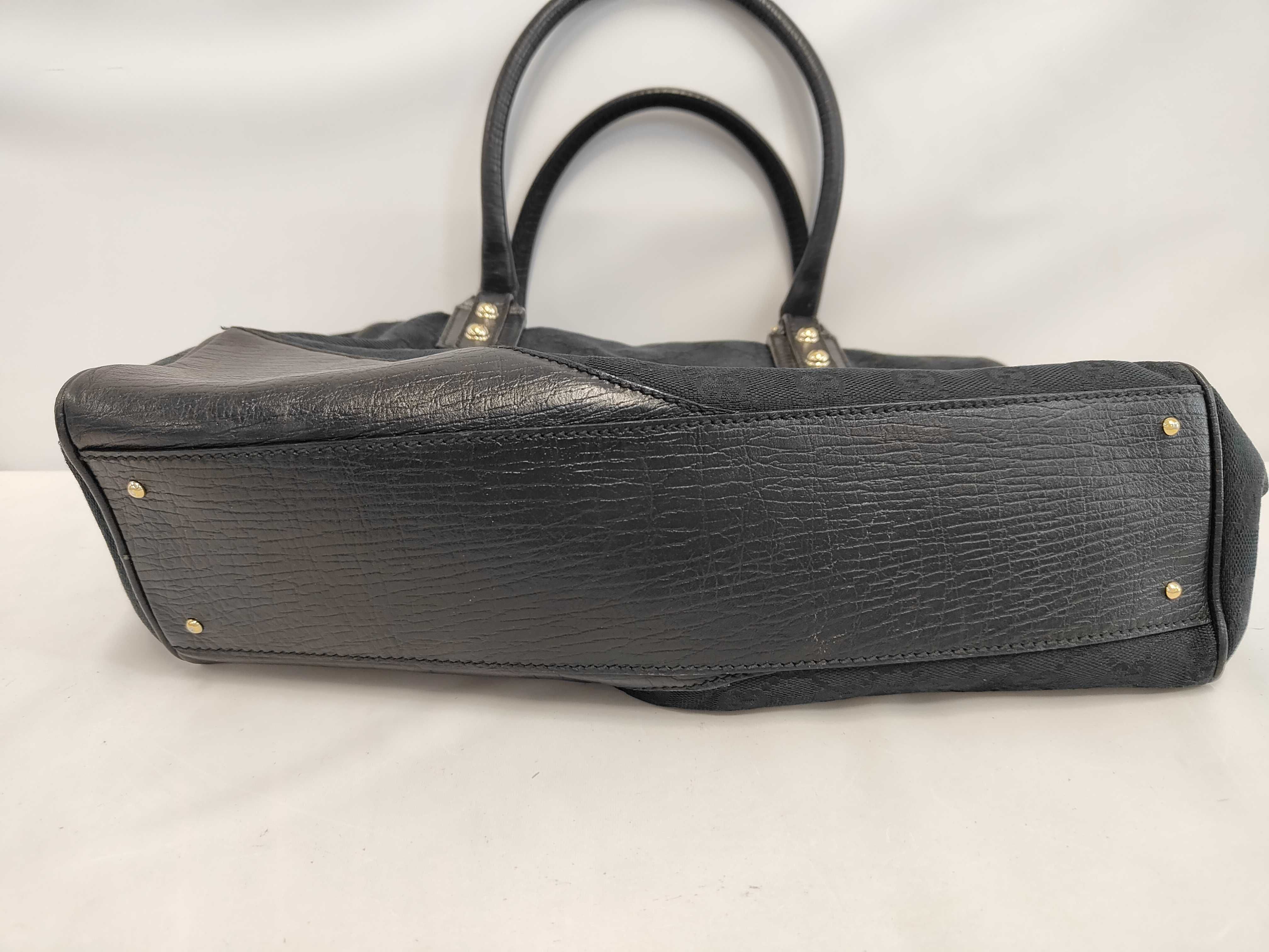 Horsebit Canvas Handbag Tote Bag — view 3