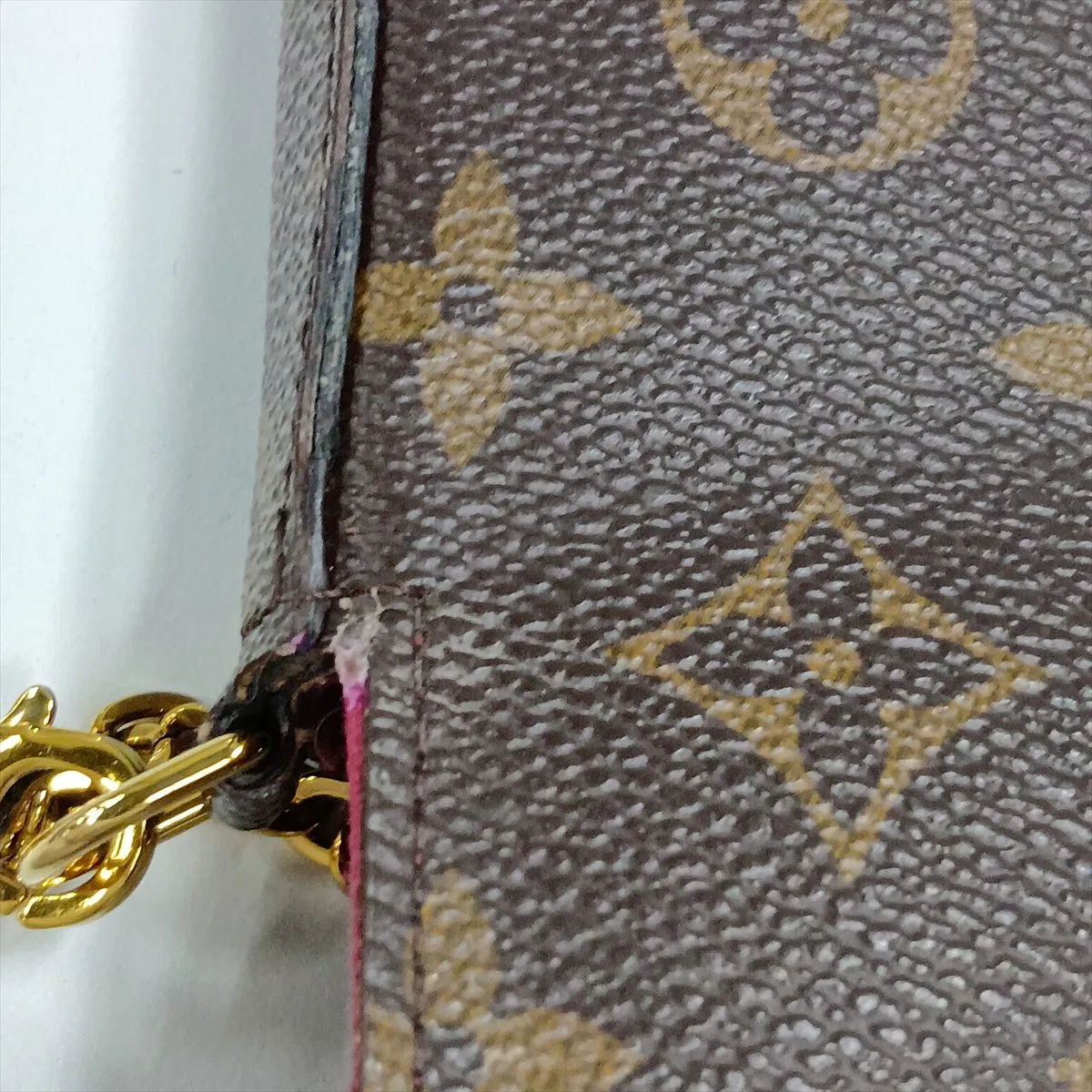 Monogram Pochette Felicie M61276 CA4106 Brown — view 12