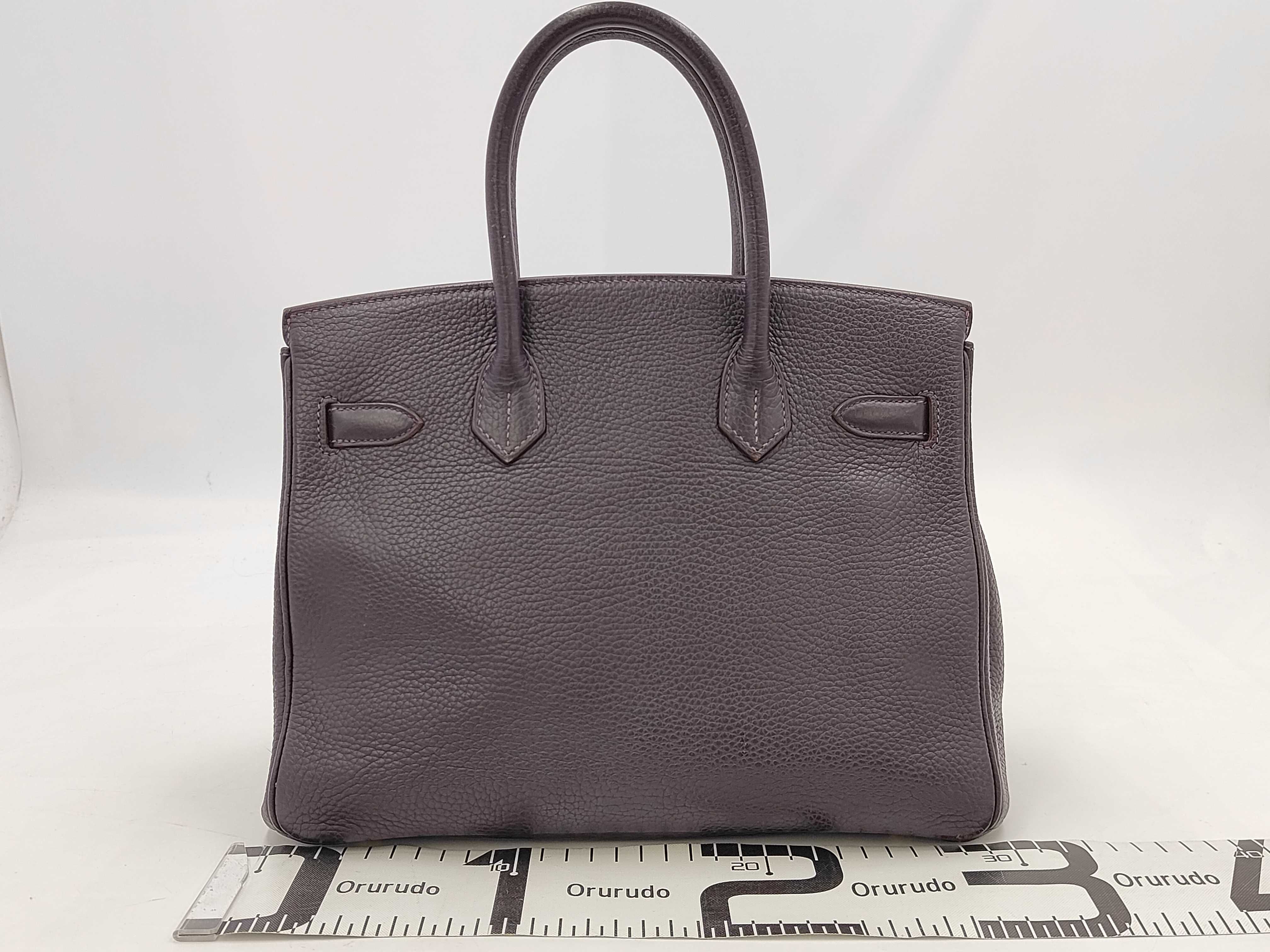 Birkin 30 Togo Purple Gold Hardware R Handbag — view 2