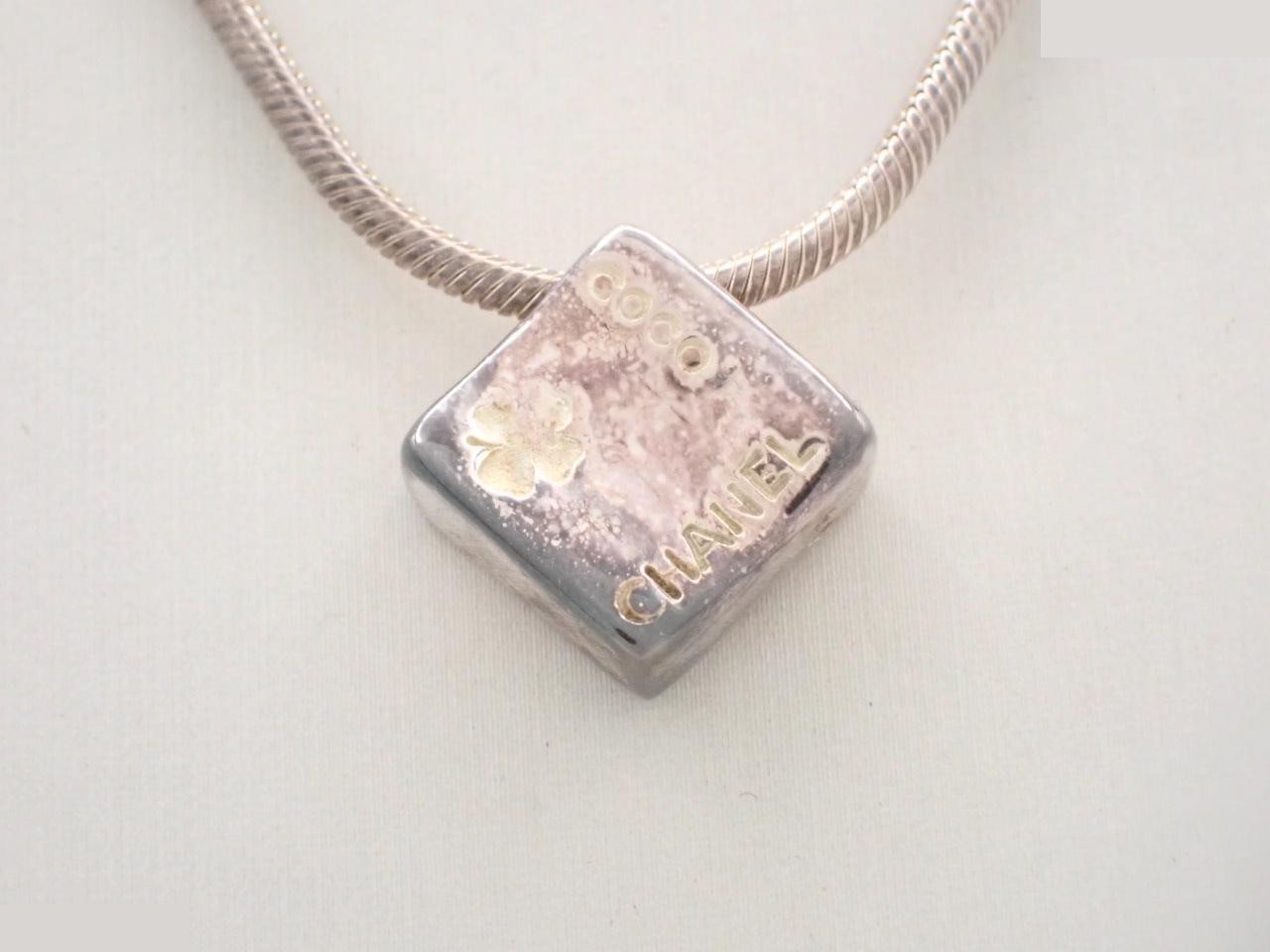 Camellia Necklace, SV925, 17.6g, Chain approx. 40cm — view 2