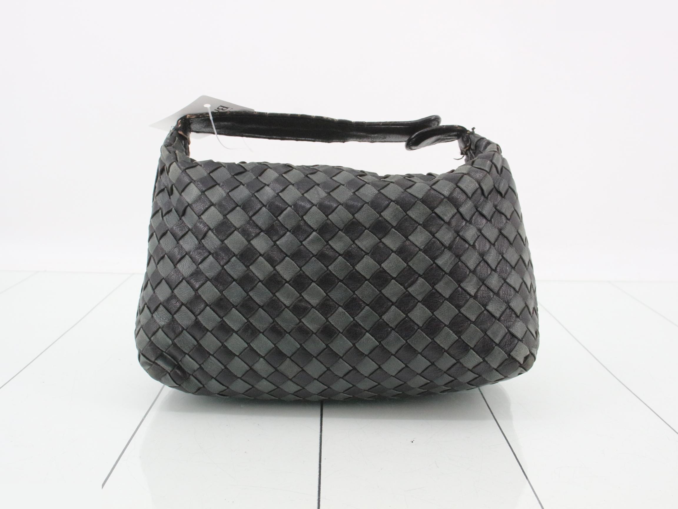Intrecciato (bag) - Handbag - Gray - Black — view 2