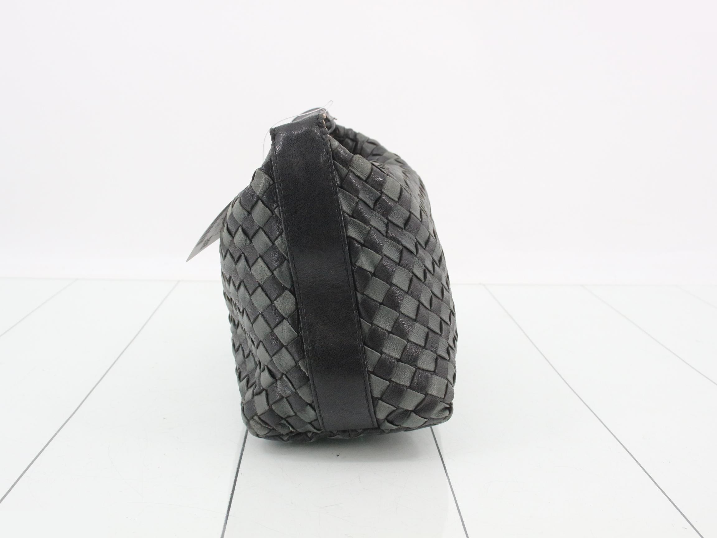 Intrecciato (bag) - Handbag - Gray - Black — view 3