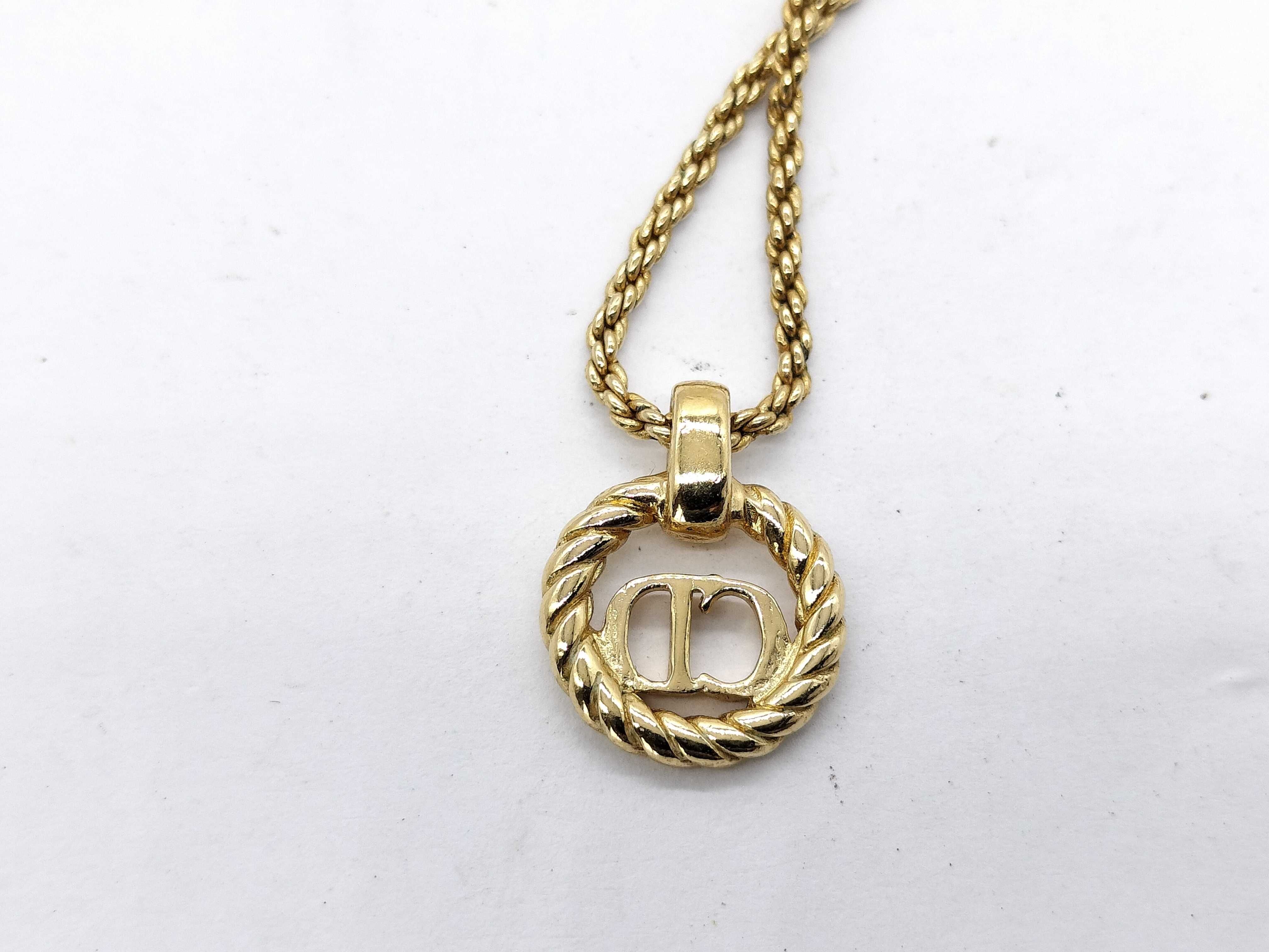CD Logo Necklace — view 3