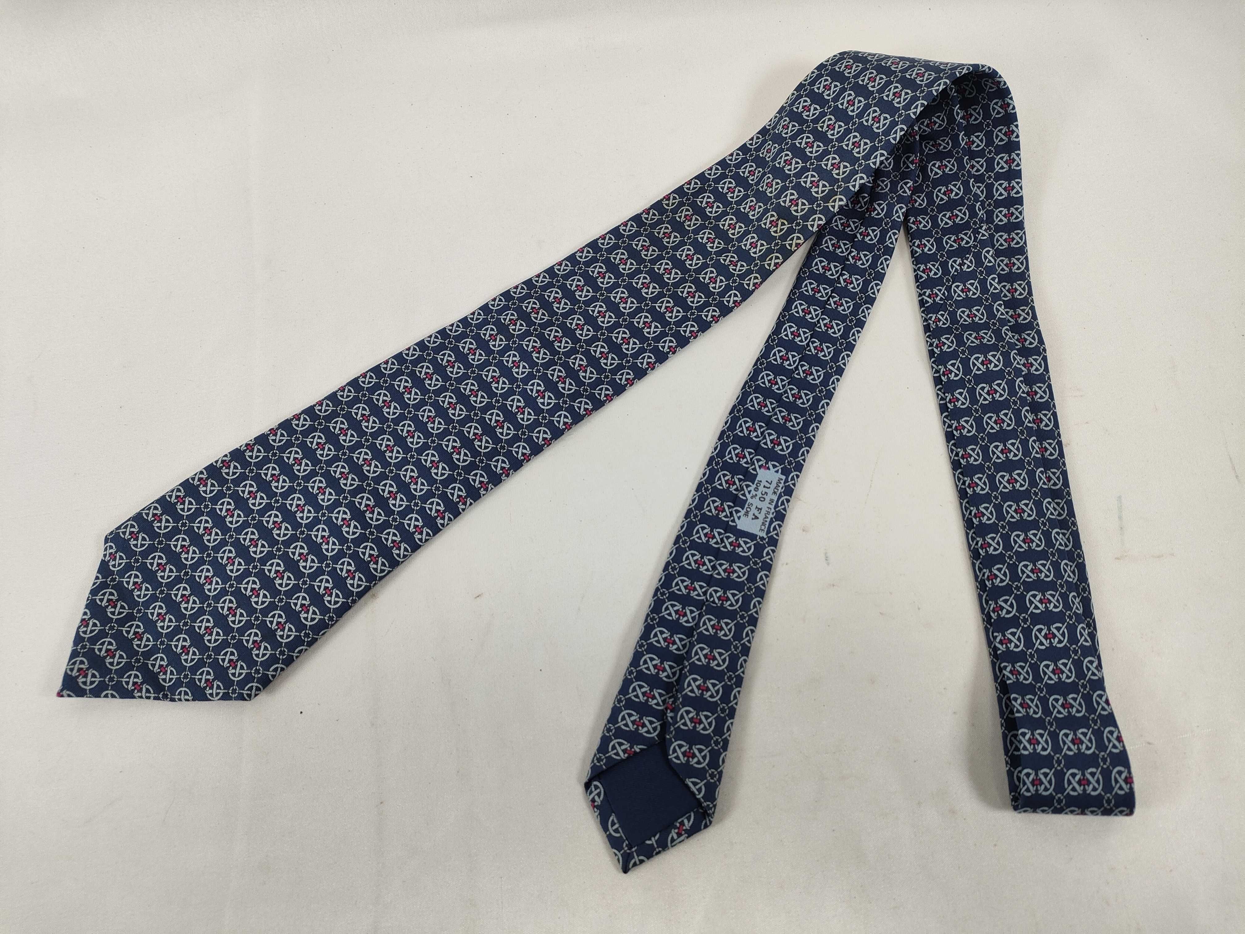logo geometric silk tie and other accessories — view 2