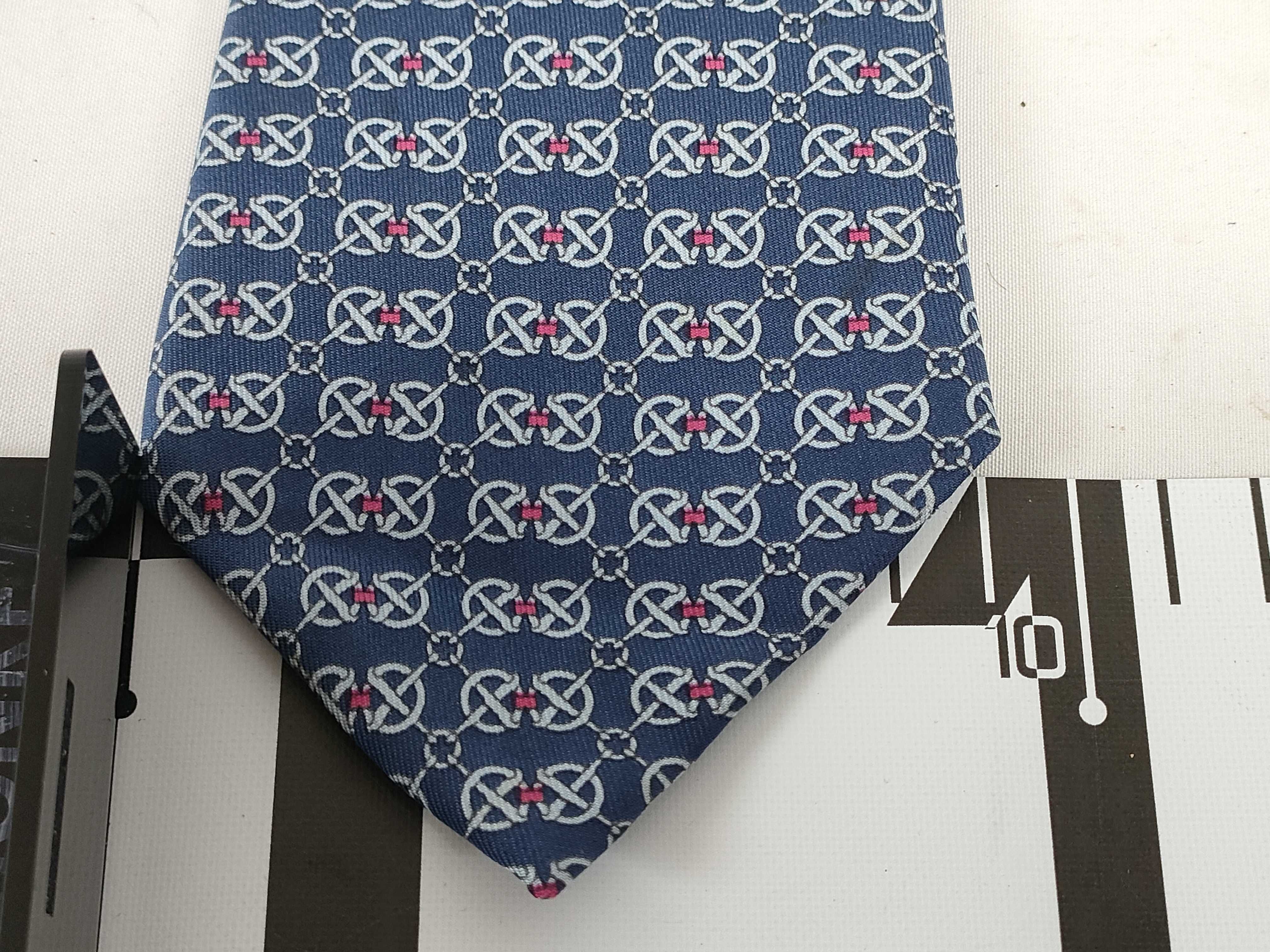 logo geometric silk tie and other accessories — view 11