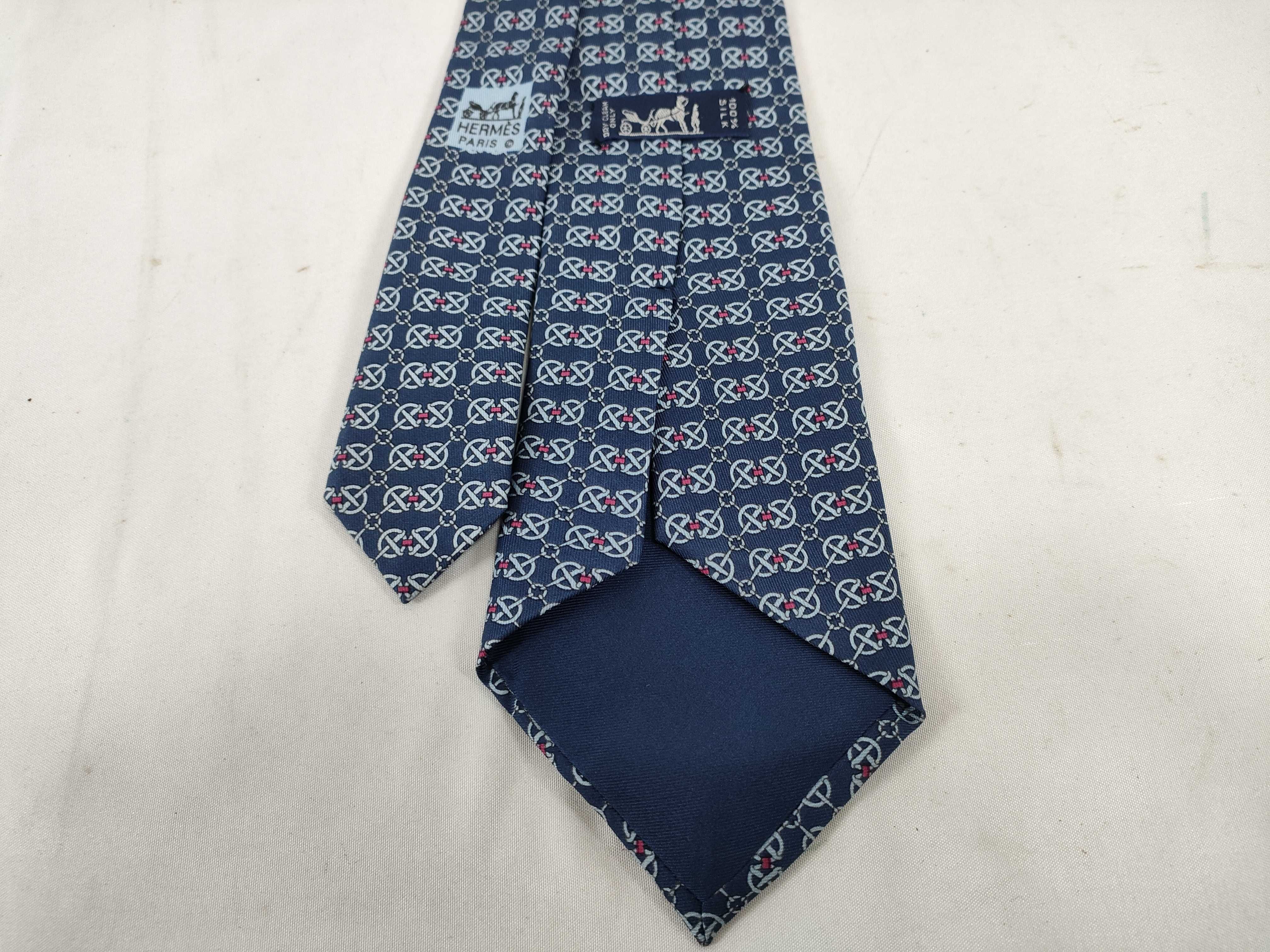logo geometric silk tie and other accessories — view 4